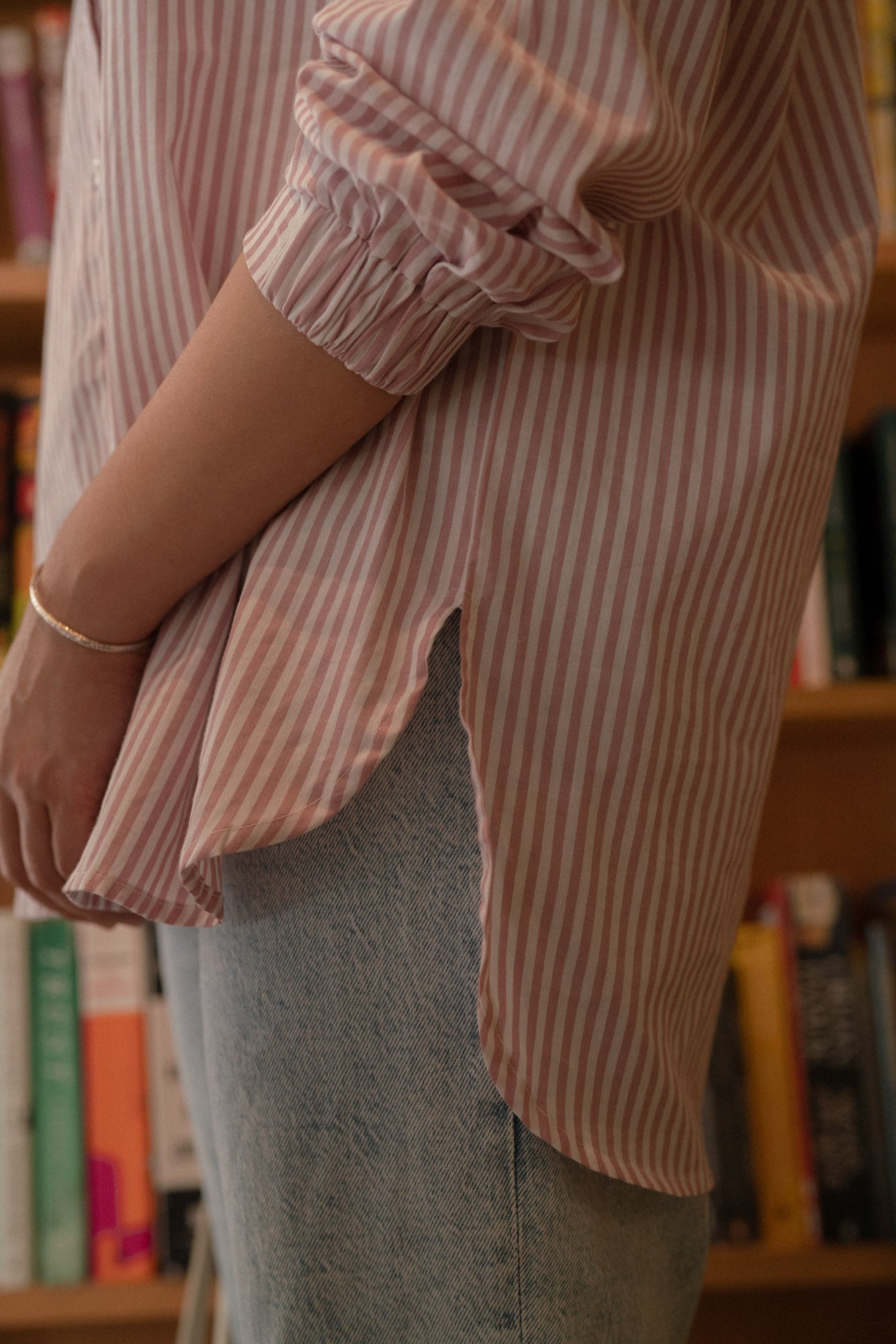 Colette Boyfriend Shirt in Pink