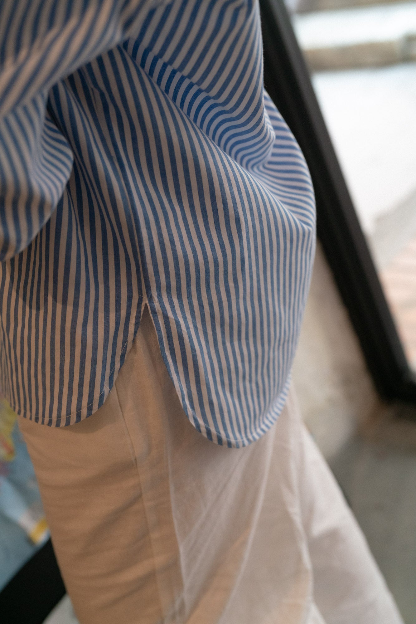 Colette Boyfriend Shirt in Blue