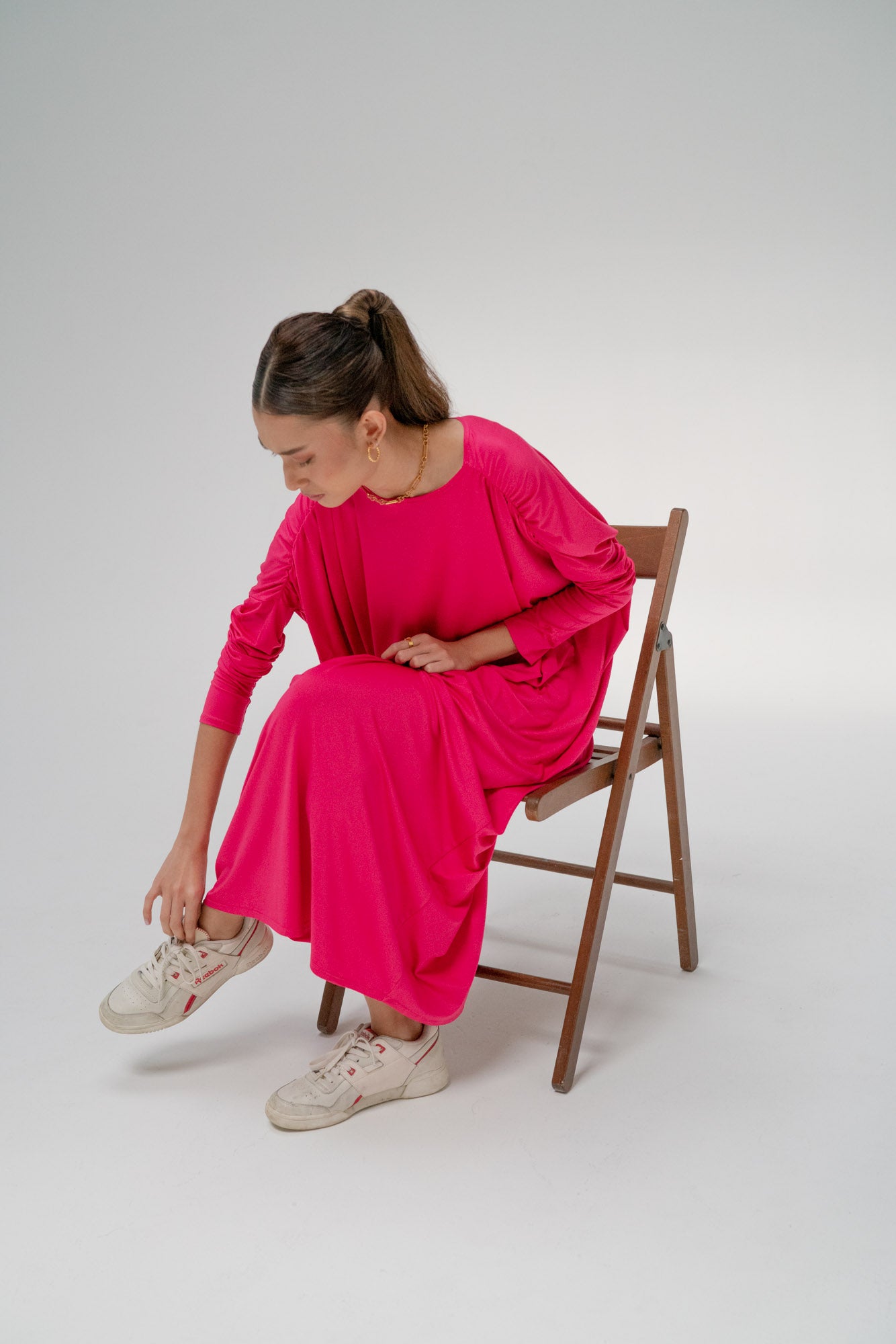 Luna Dress in Fuschia