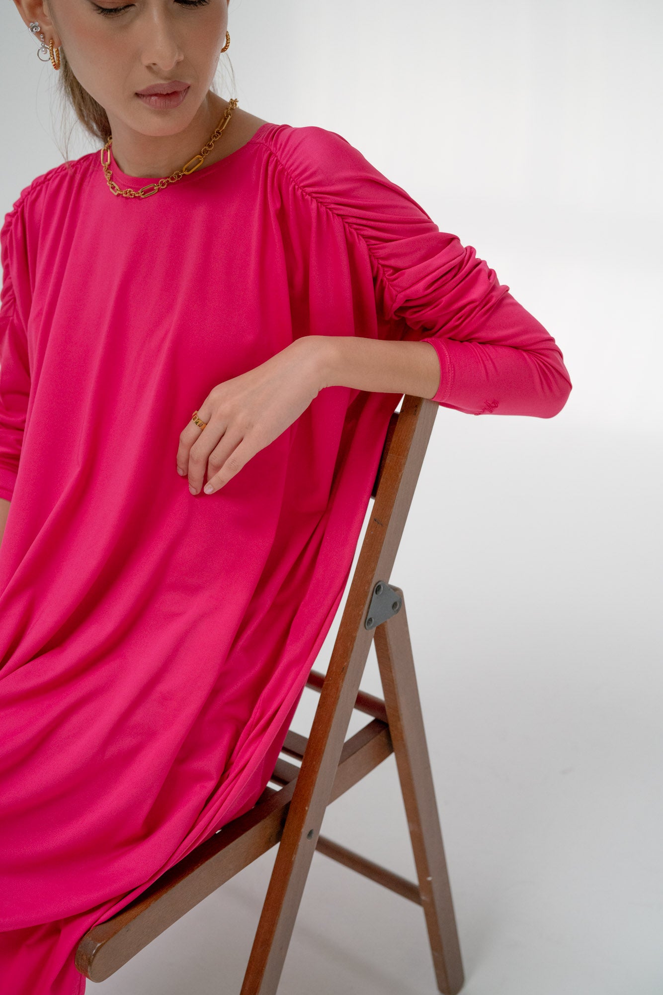 Luna Dress in Fuschia