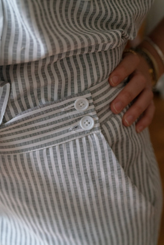 Jane Grey Stripe Co Ords Set (Size L/XL)