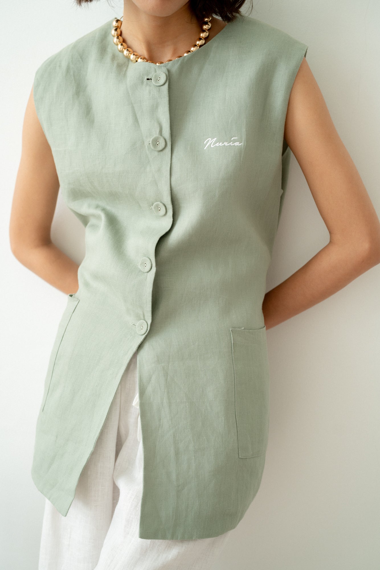 Sienna Vest Sage