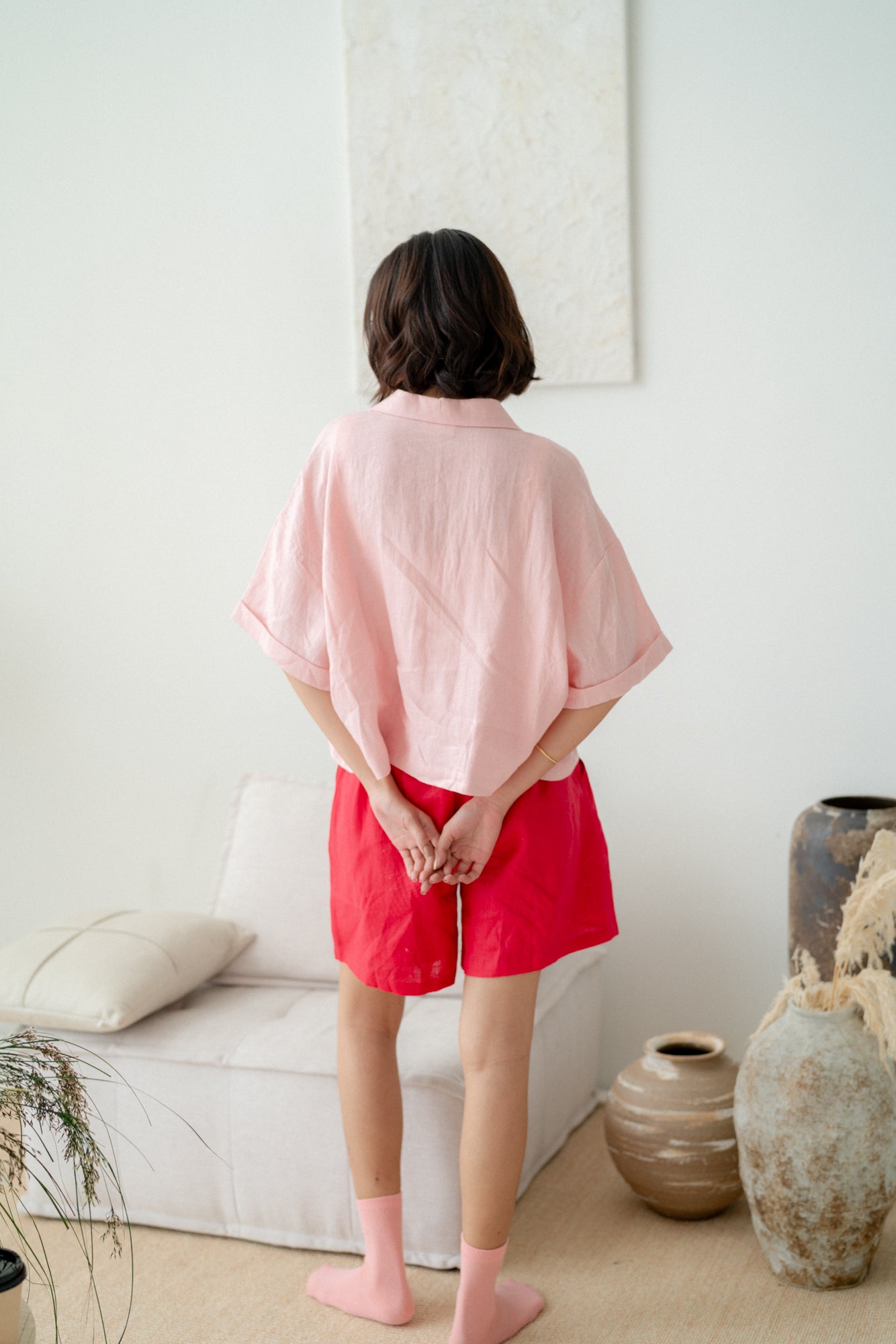 Rossa Short Sleeve Shirt Pink
