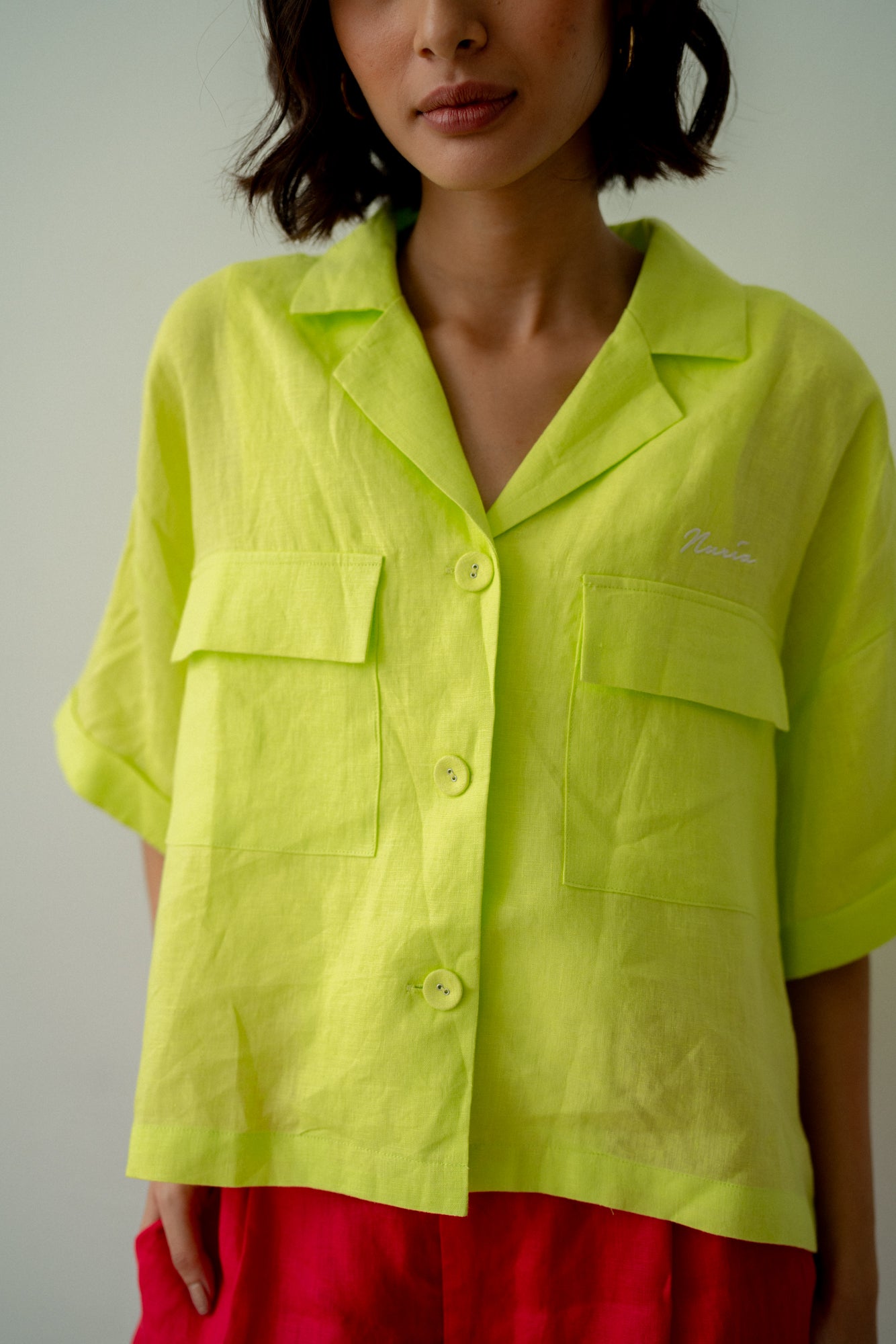 Rossa Short Sleeve Shirt Neon