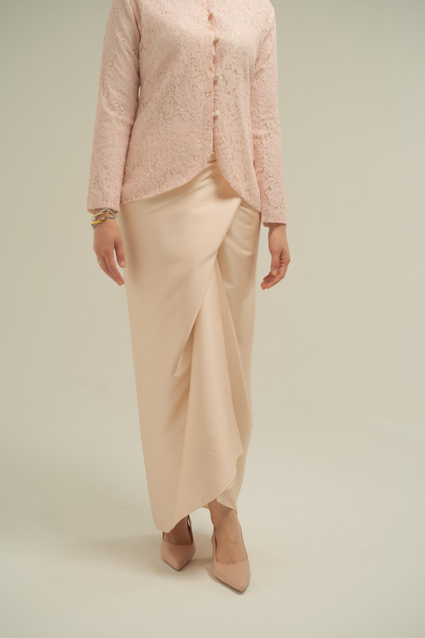Plain Pareo in Dusty Gold