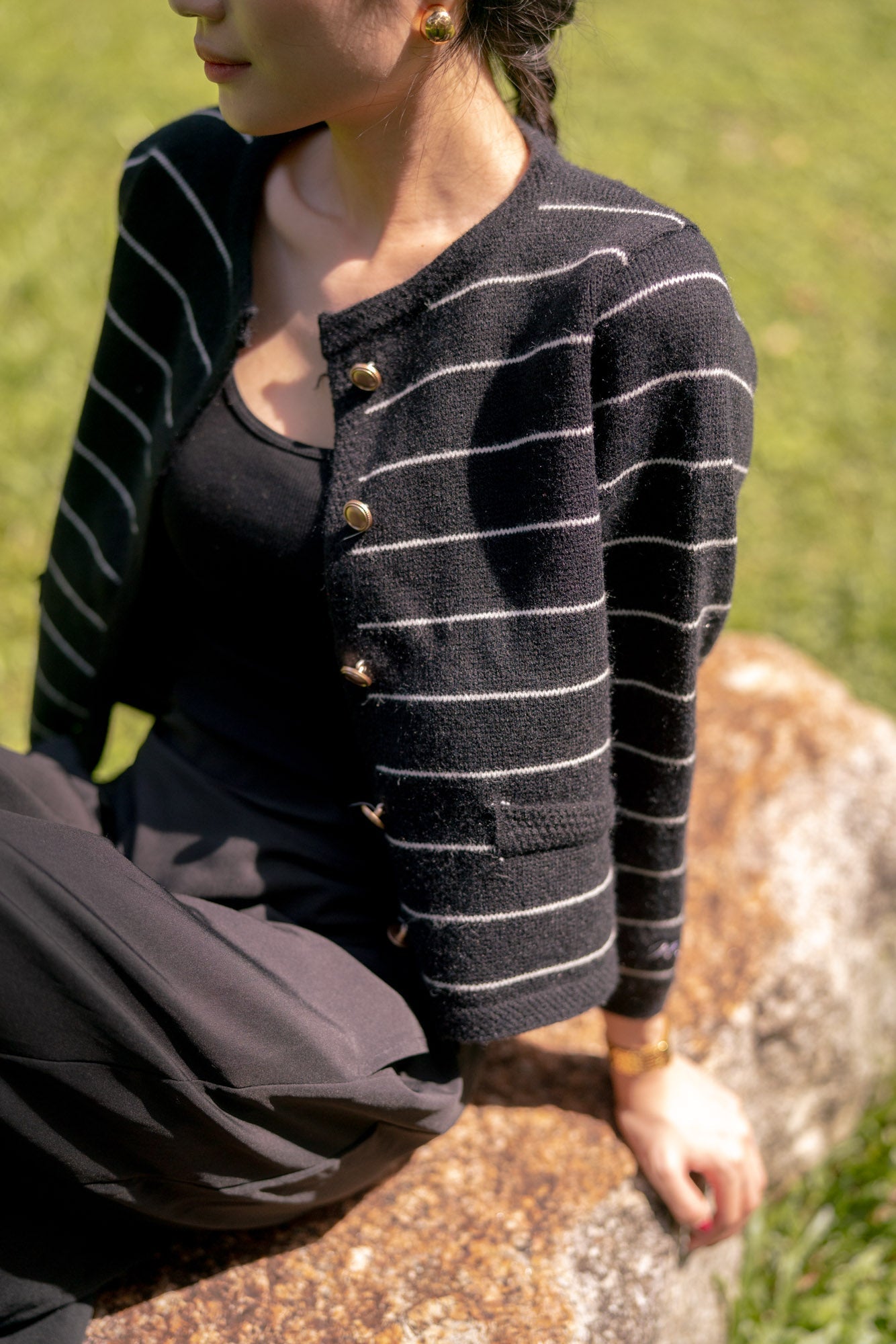 Agnes Cardigan in Black