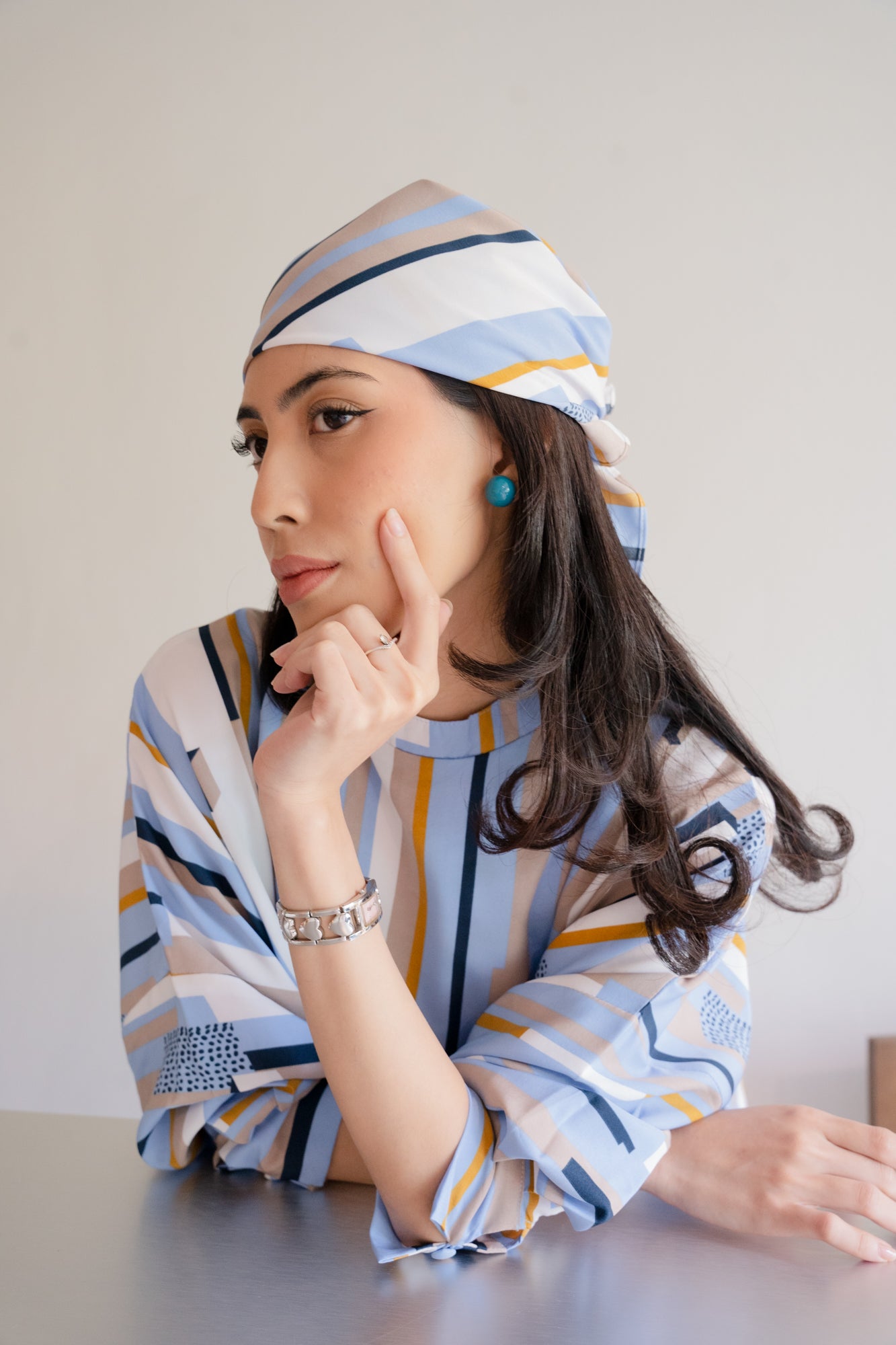 Gia Set in Blue