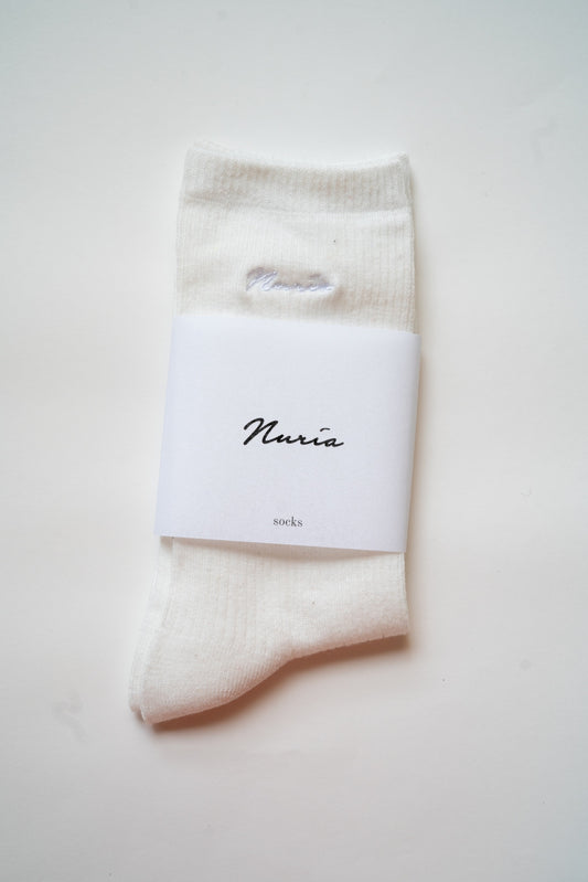 Socks in White