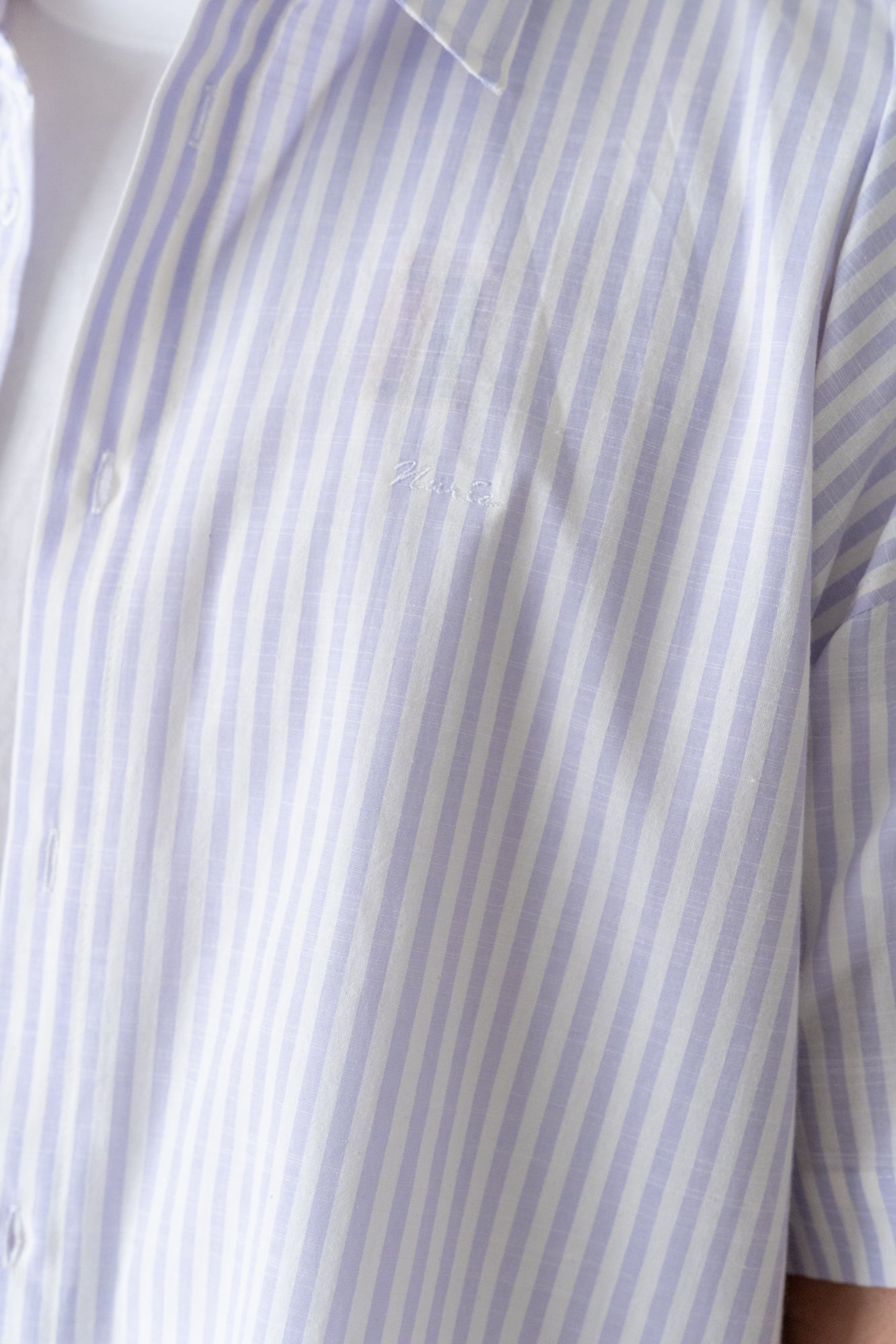 Will Boxy Striped Shirt in Lilac