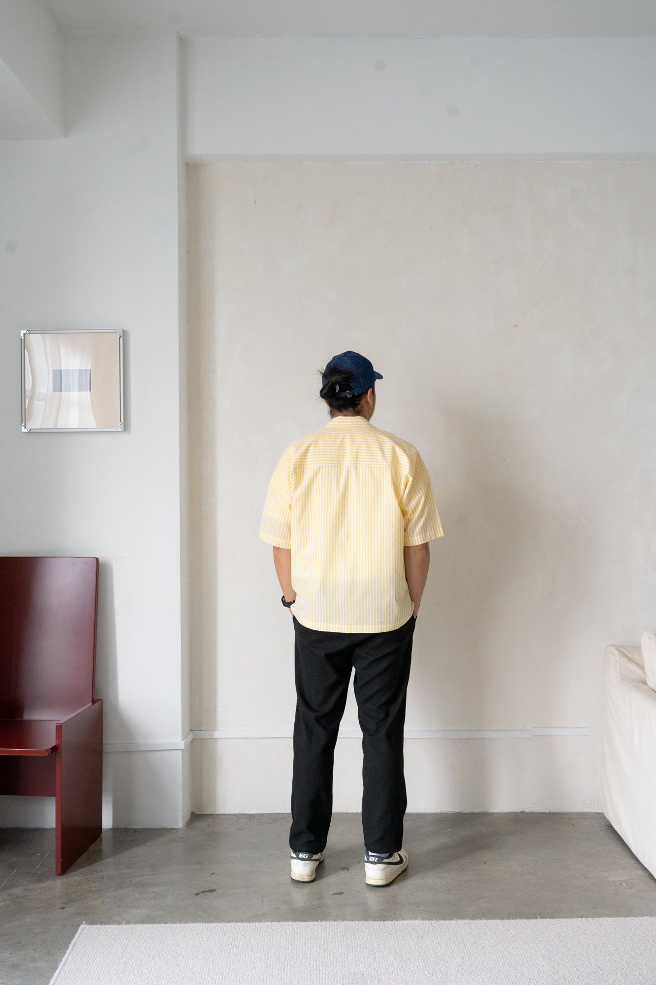 Will Boxy Striped Shirt in Yellow