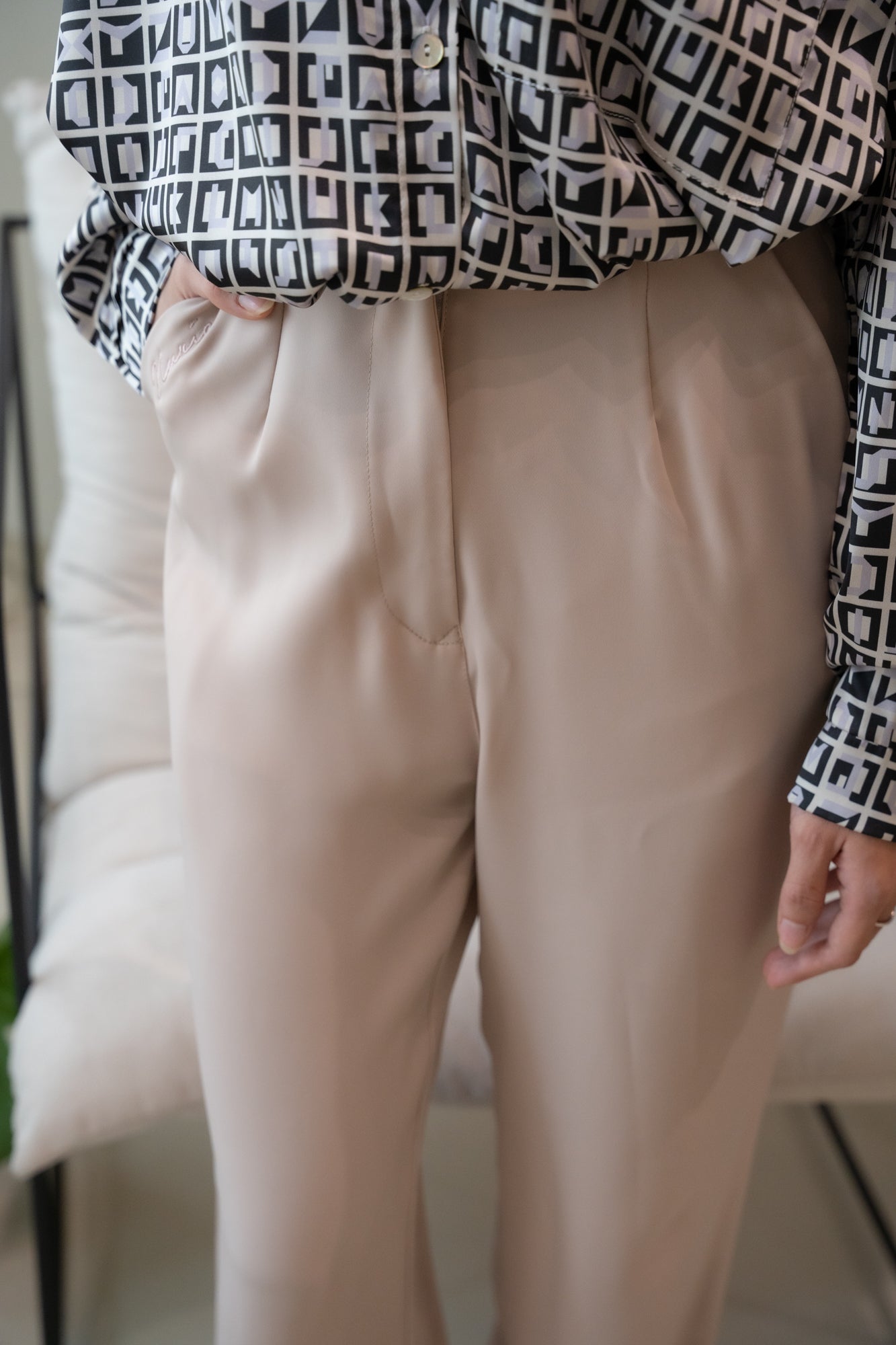 Jackie Pants in Nude