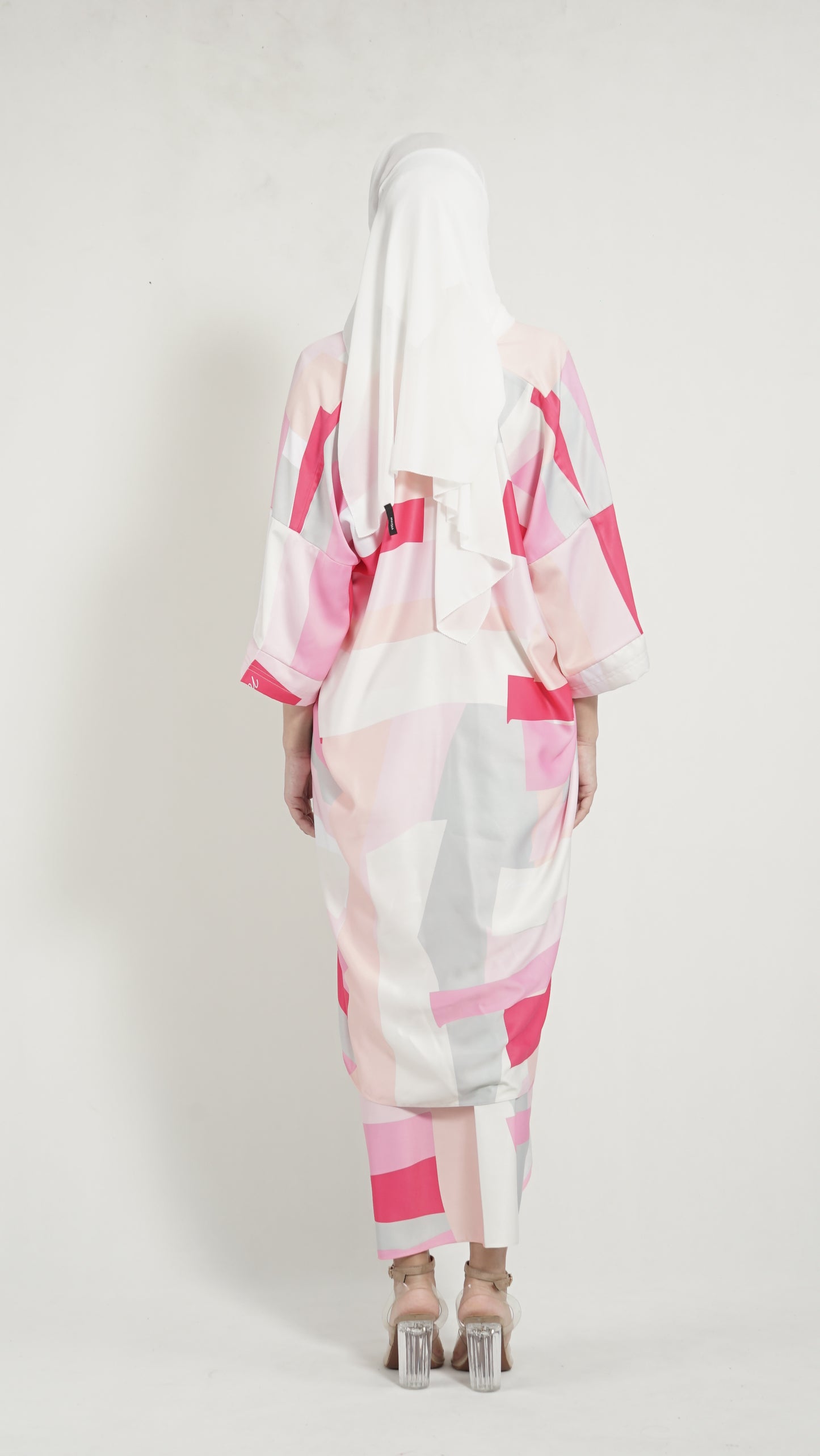 Ayana Top Pink Fuschia Geometry