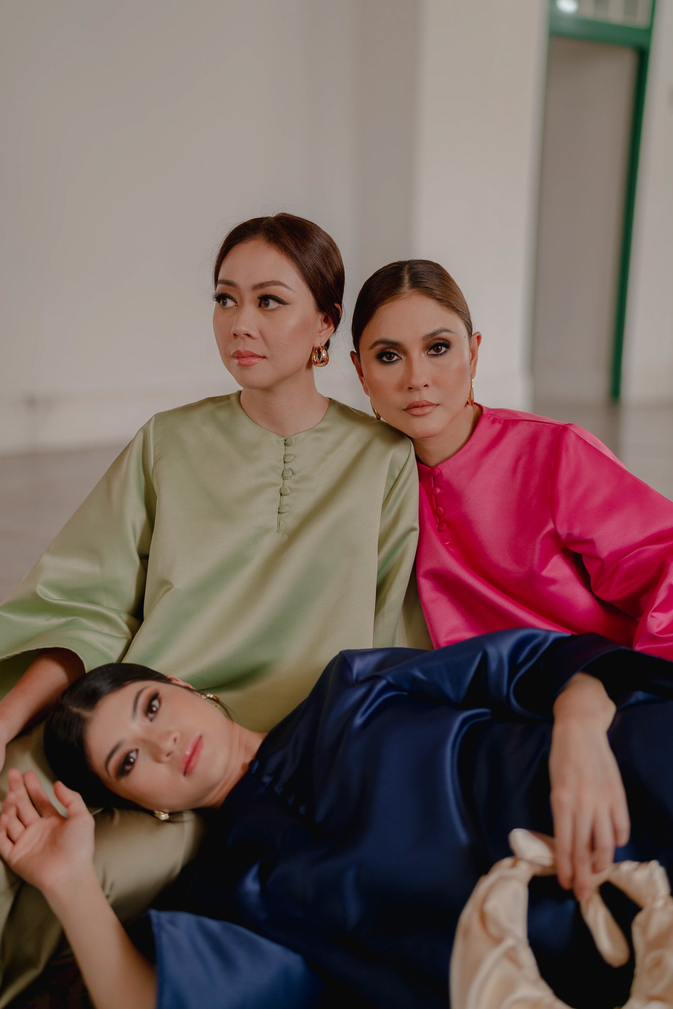 Murni Top in Fuschia