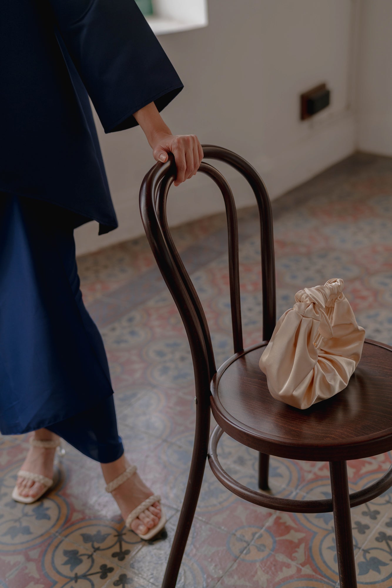 Murni Top in Deep Blue