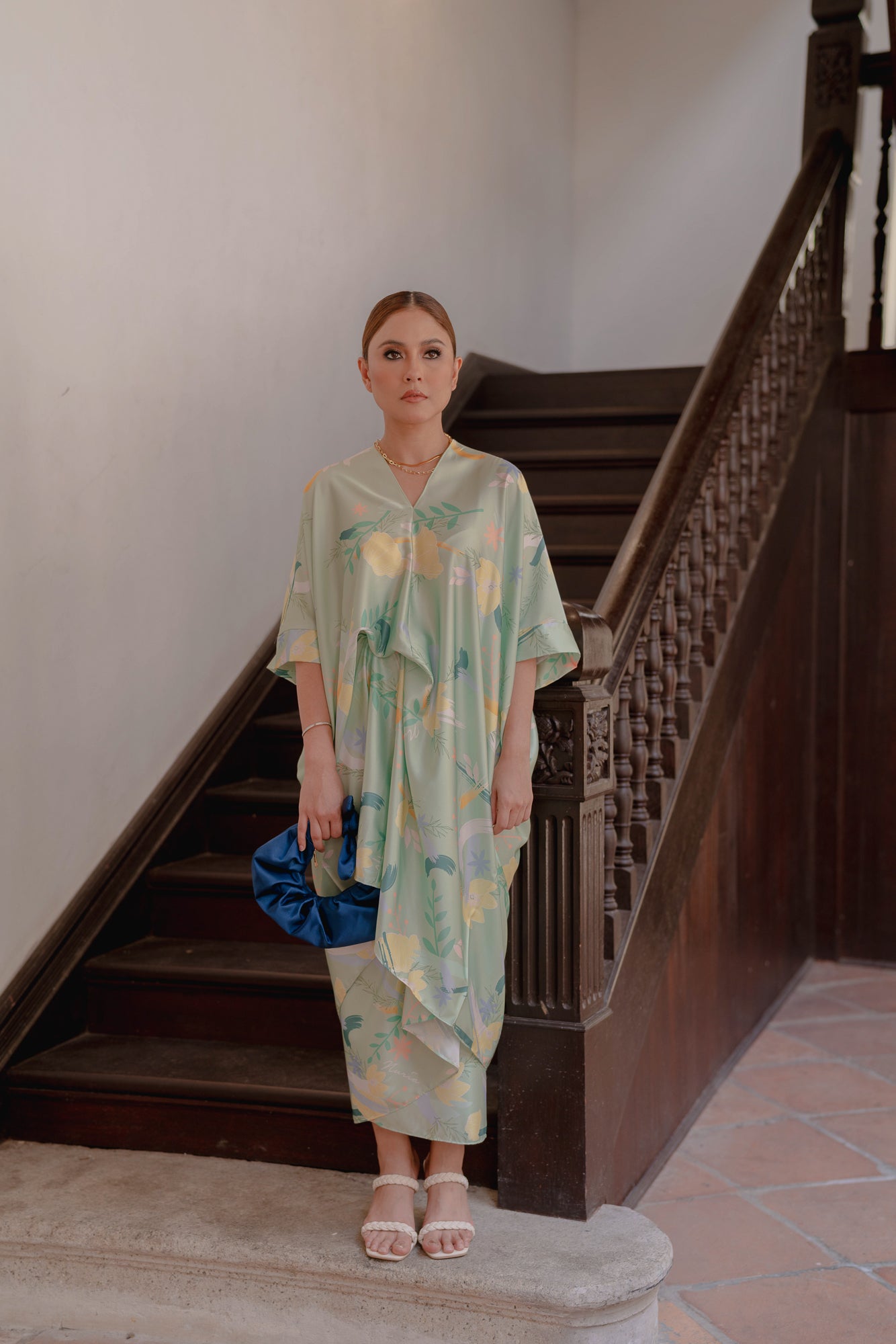 Diah Top in Dusty Green