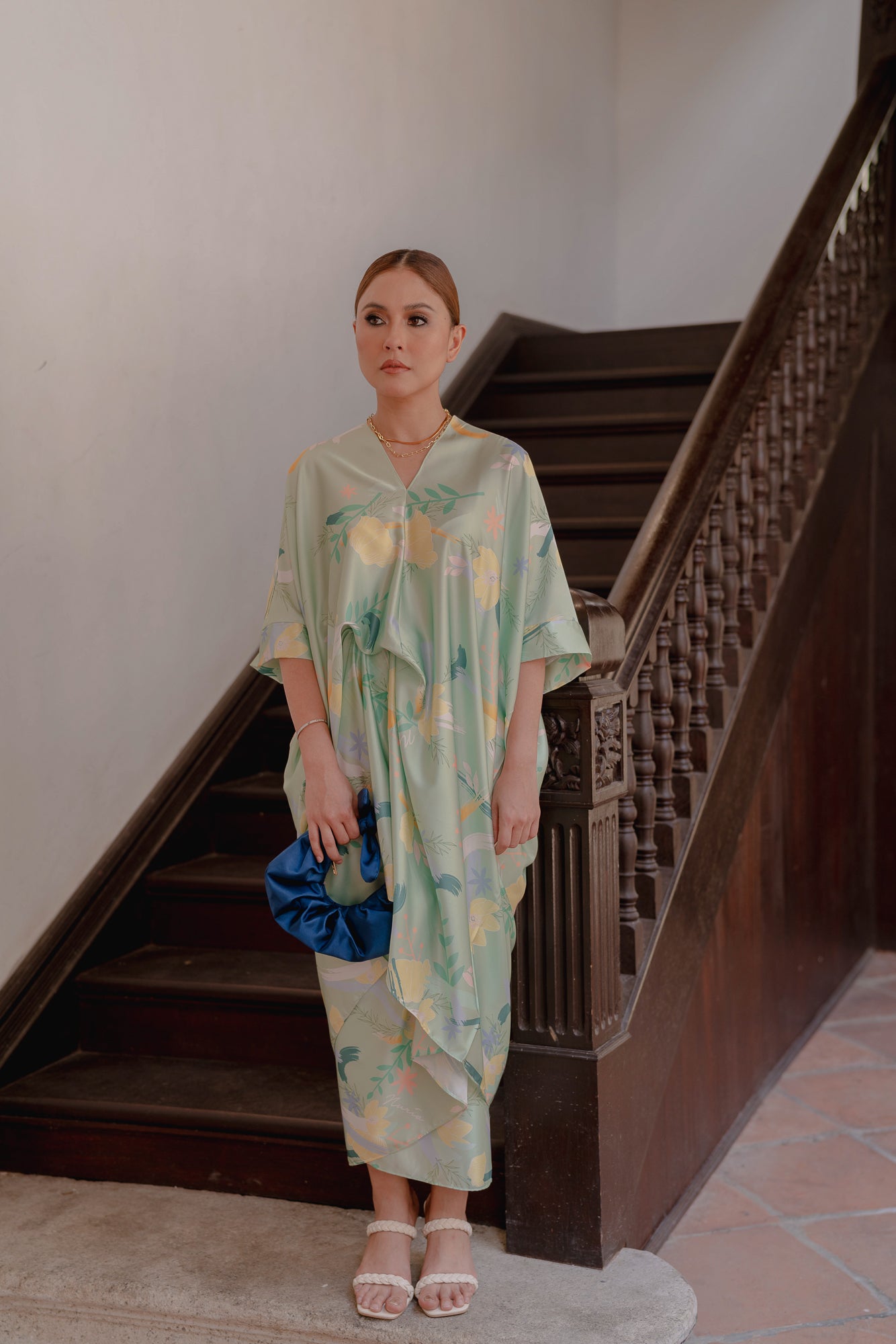 Diah Top in Dusty Green