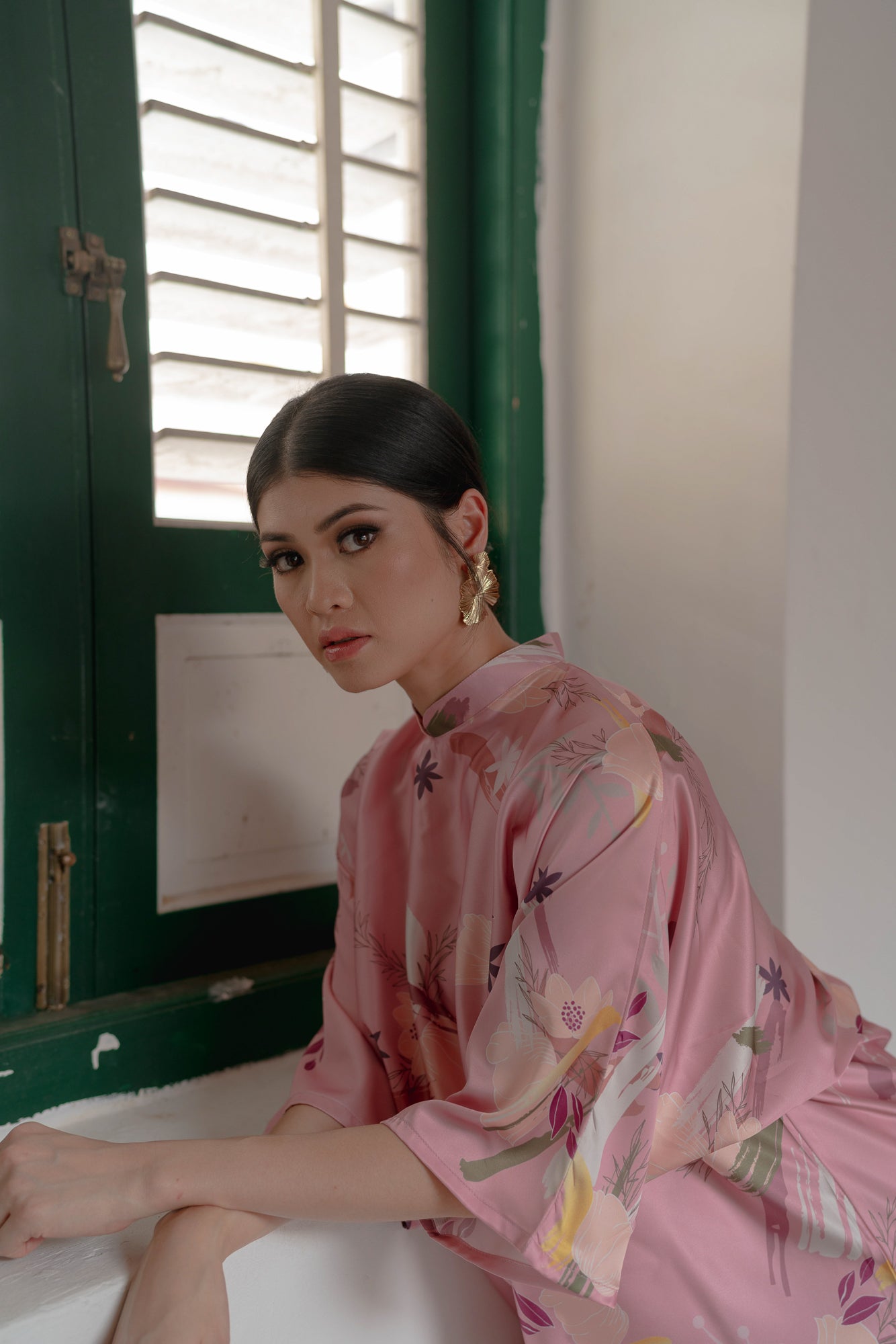 Alana Top in Dusty Pink