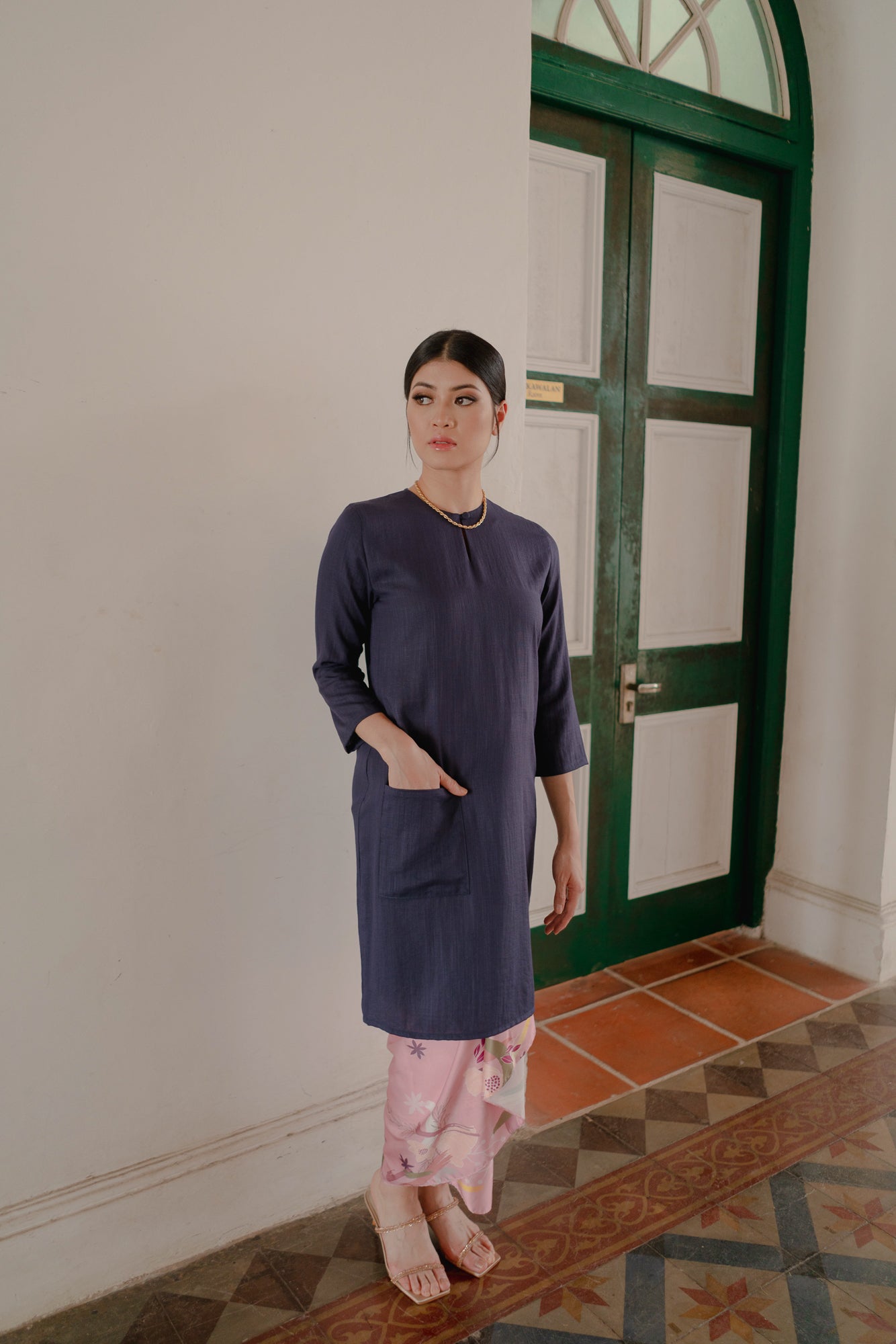 Dara Top in Deep Blue