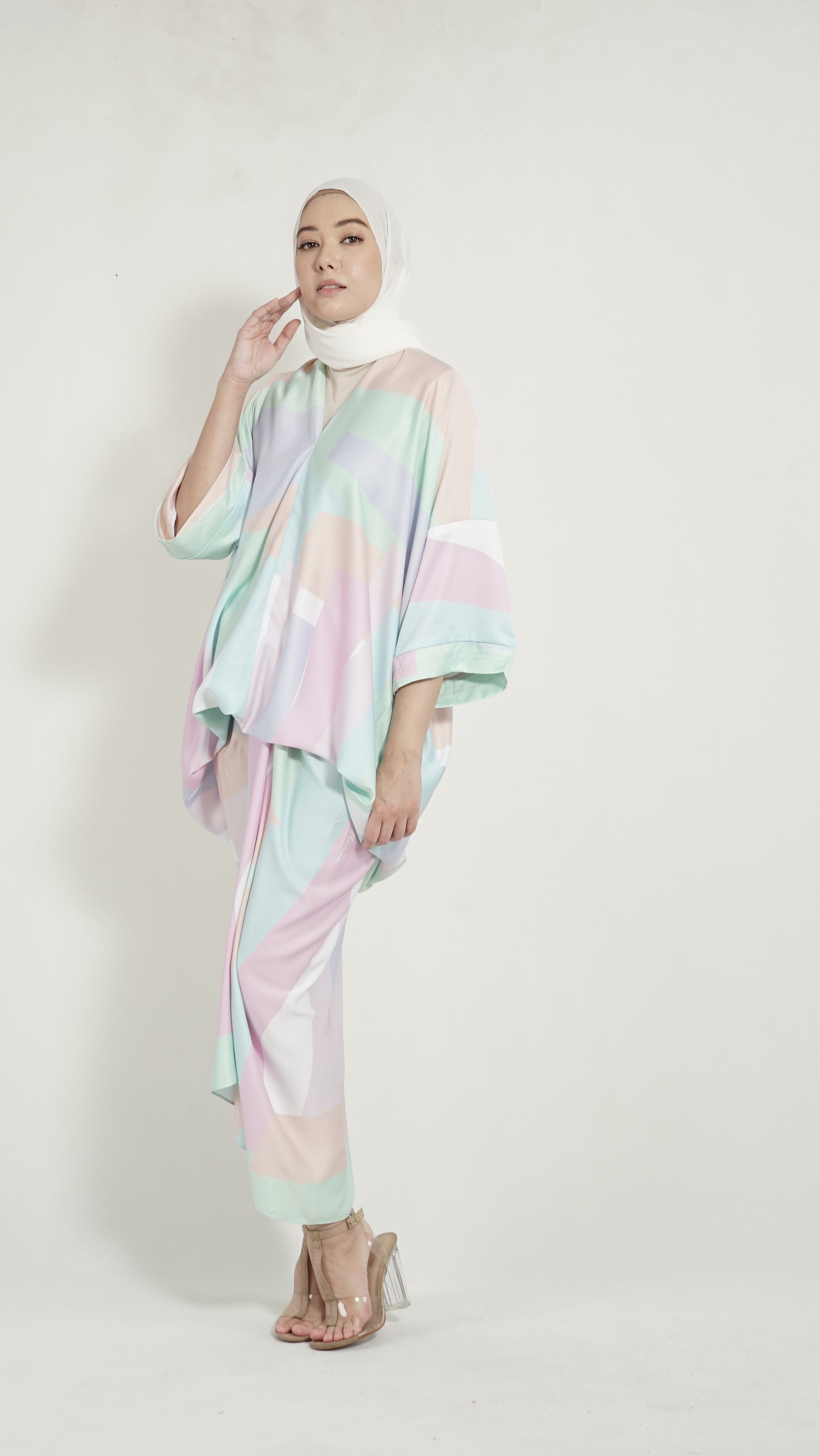 Pareo Pastel Green Geometry