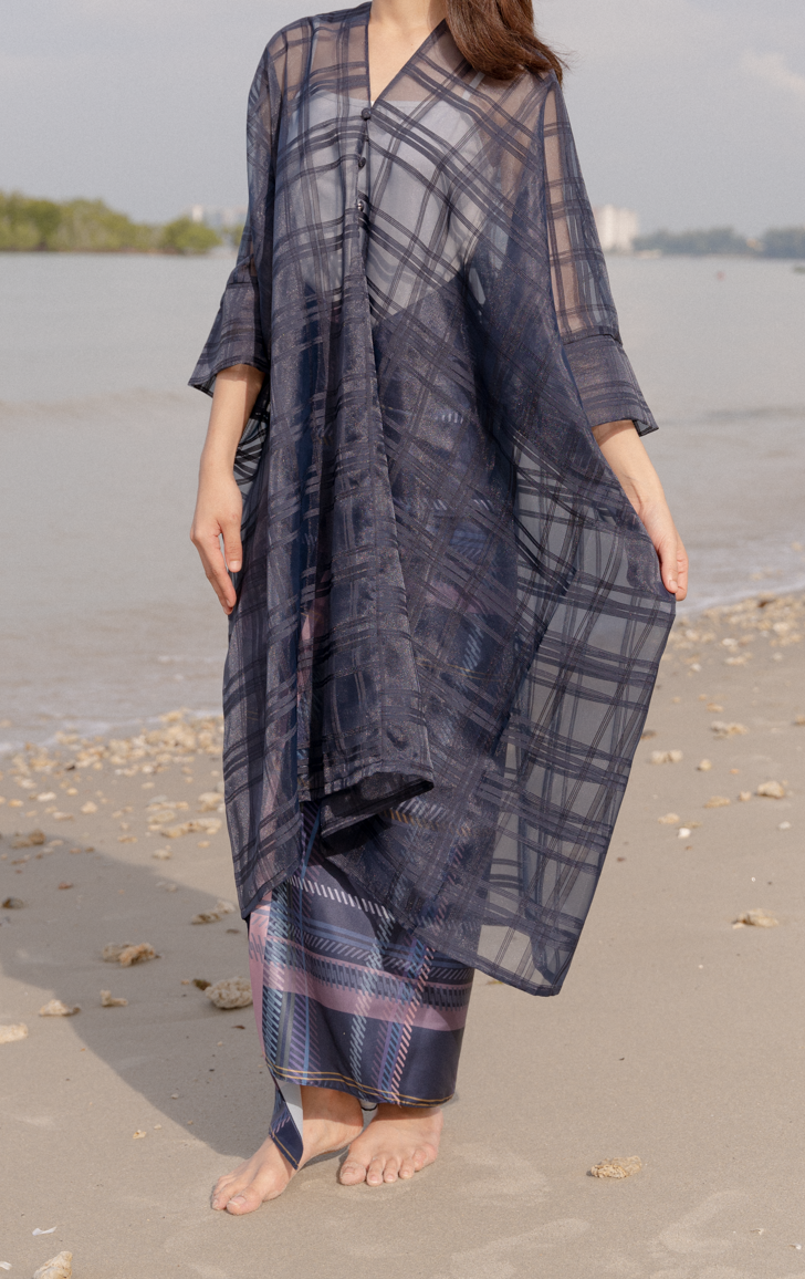 Orked Top in Navy Blue