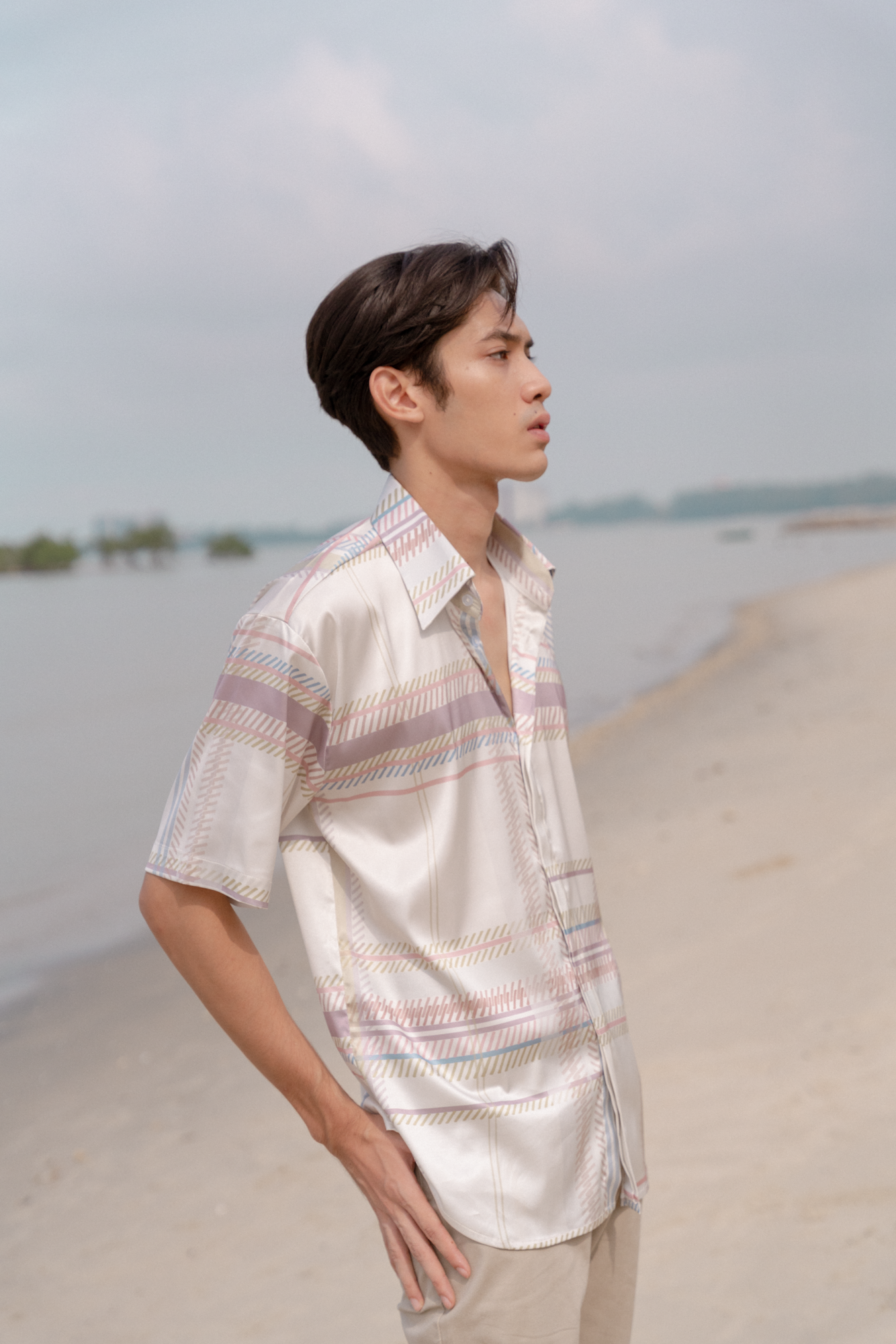 Indra Shirt in Beige