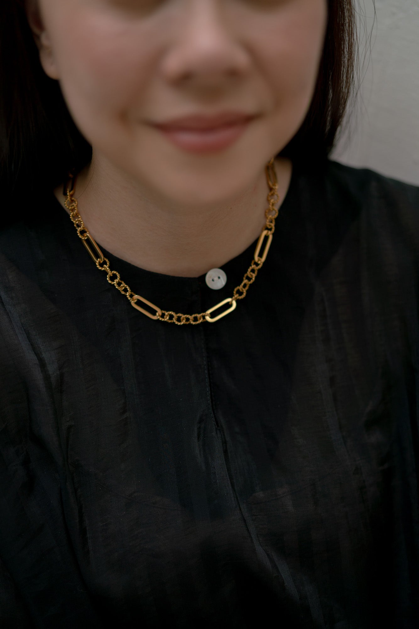 Dalia Gold Chain Link Necklace