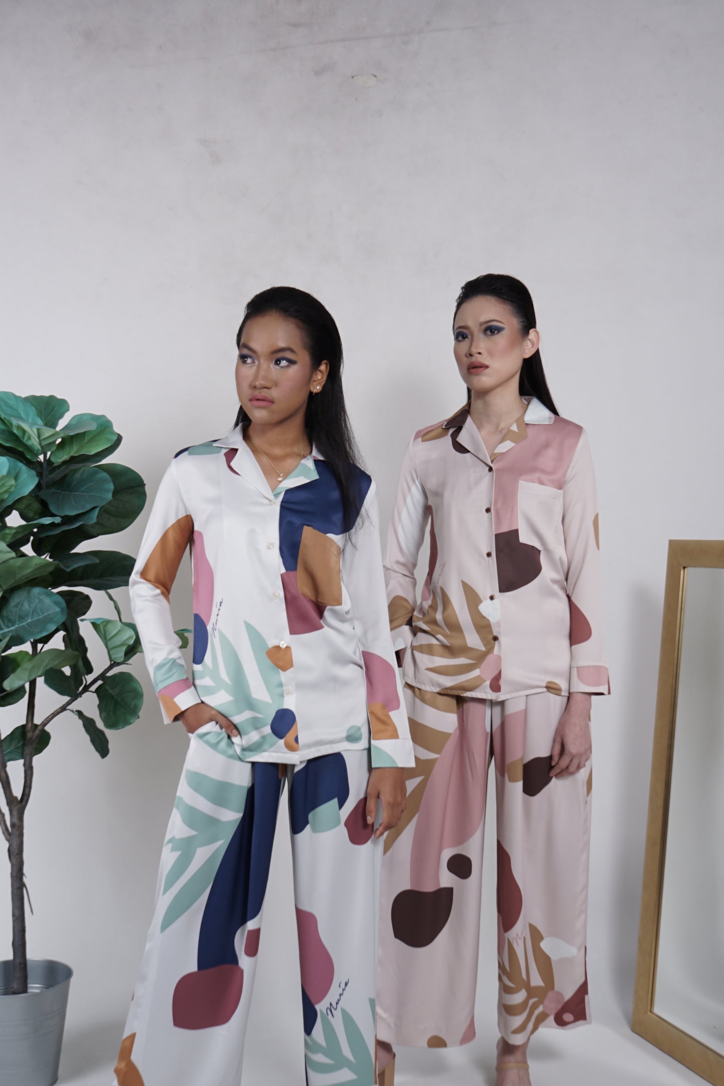 Evie Silk Pyjama Shirt in Blush