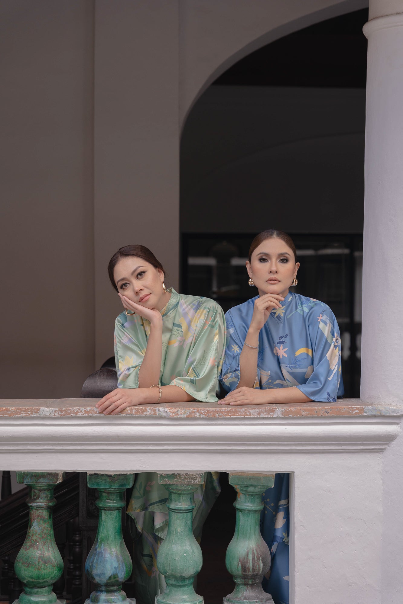 Alana Top in Dusty Green