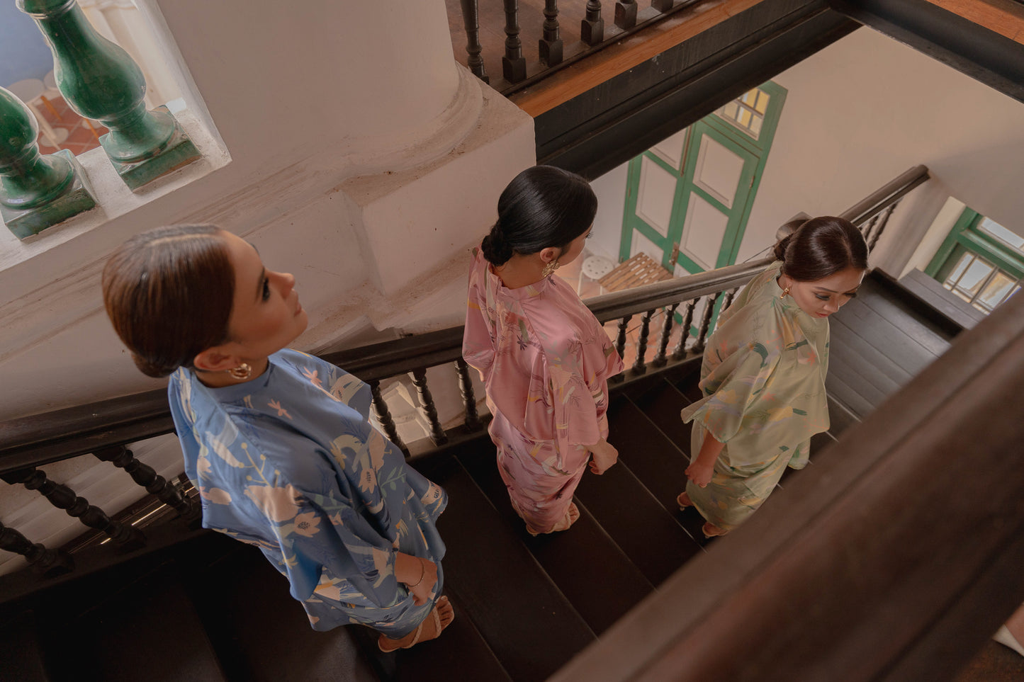 Alana Top in Dusty Blue