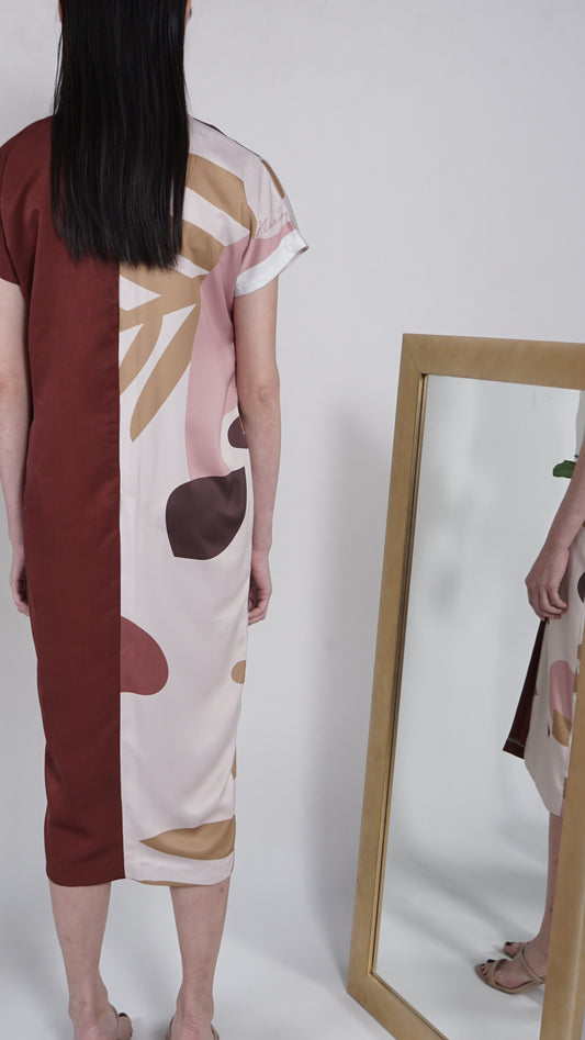 Eloise Shift Dress in Blush