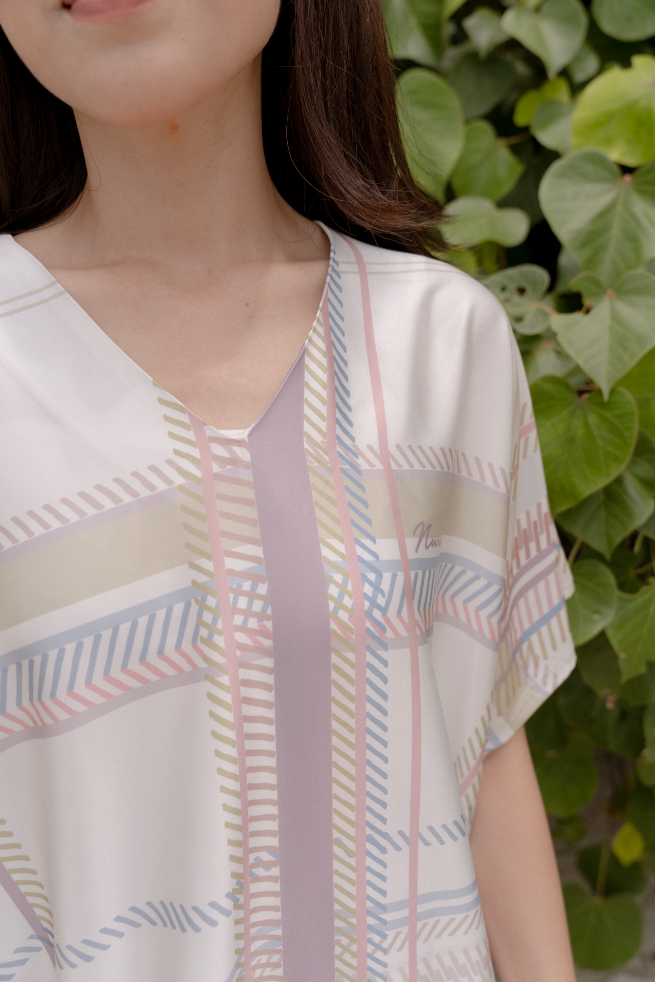 Teratai Midi Kaftan in Beige