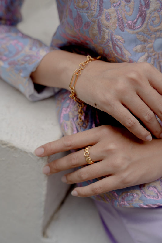 Dalia Gold Chain Link Bracelet