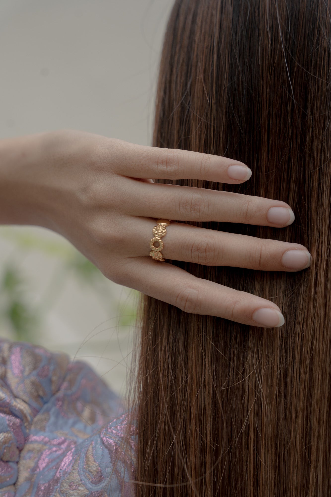 Aria Bold Gold Ring