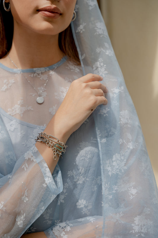 Dalia Silver Chain Link Bracelet