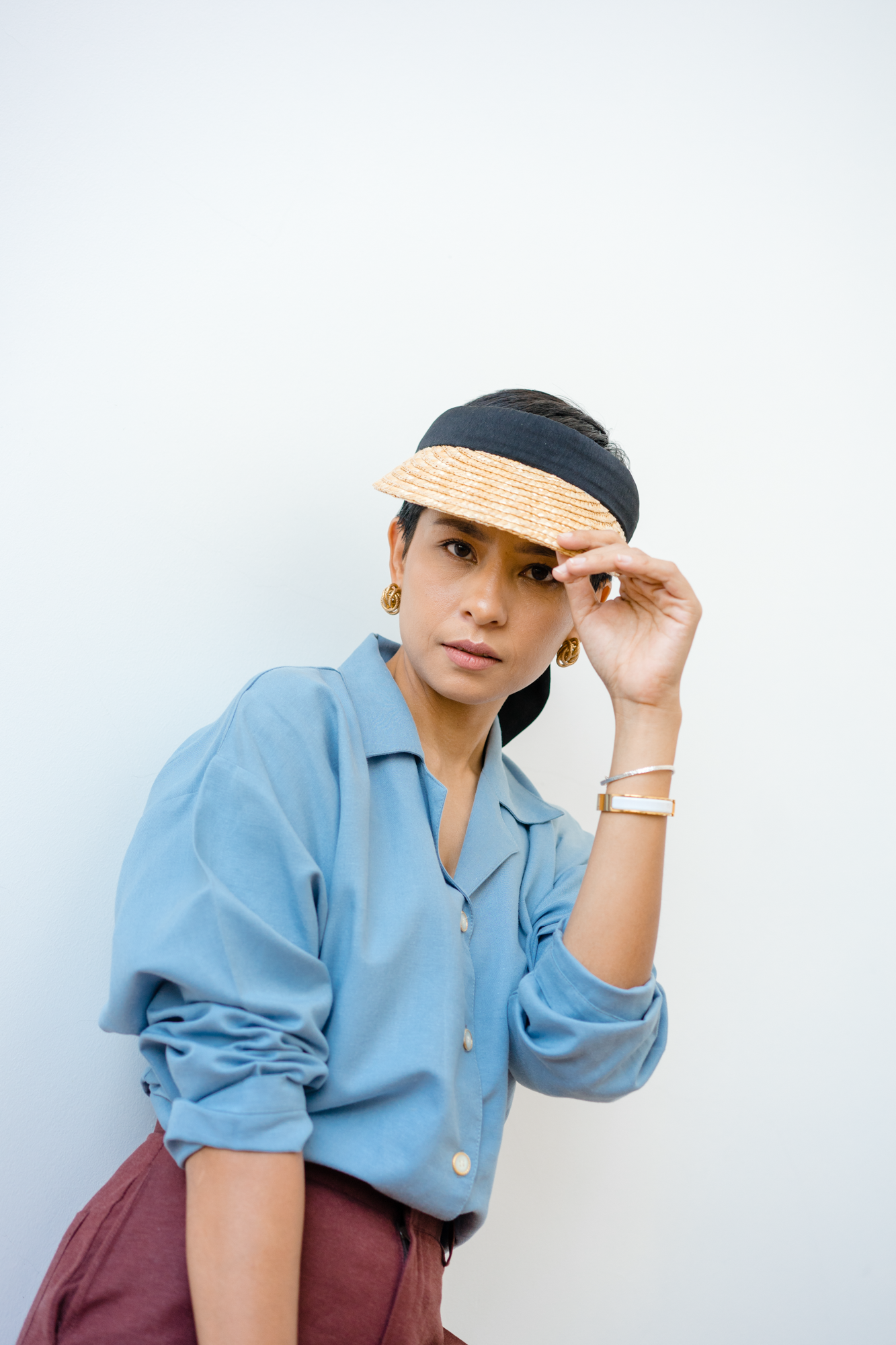 Yuki Shirt in Dusty Blue