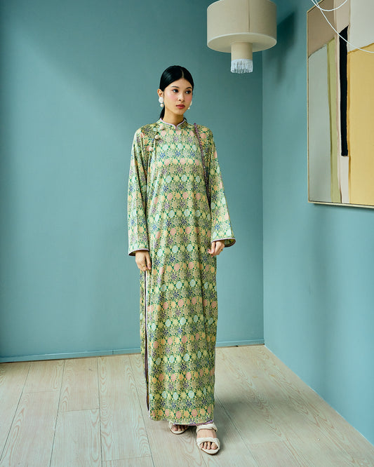 DIYA Vietnam Set in Green/Lilac