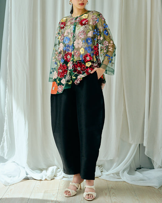 RIA Barrel Pants in Black