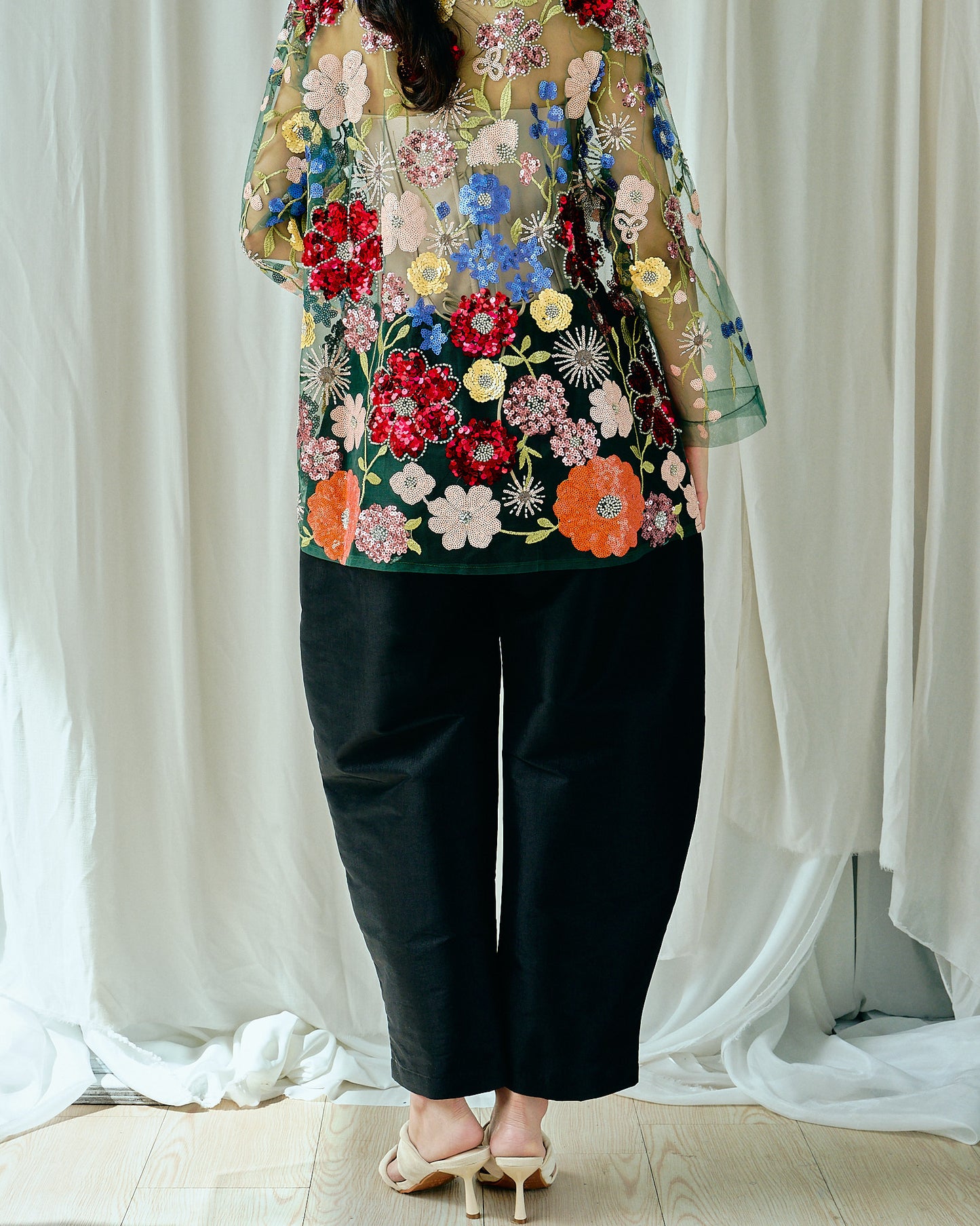 RIA Barrel Pants in Black