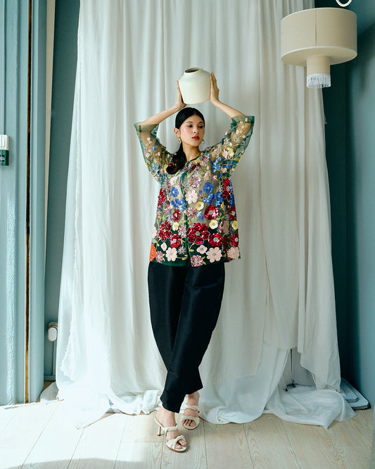 RIA Barrel Pants in Black