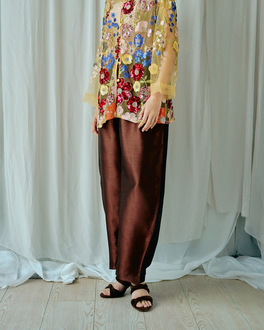 RIA Barrel Pants in Espresso