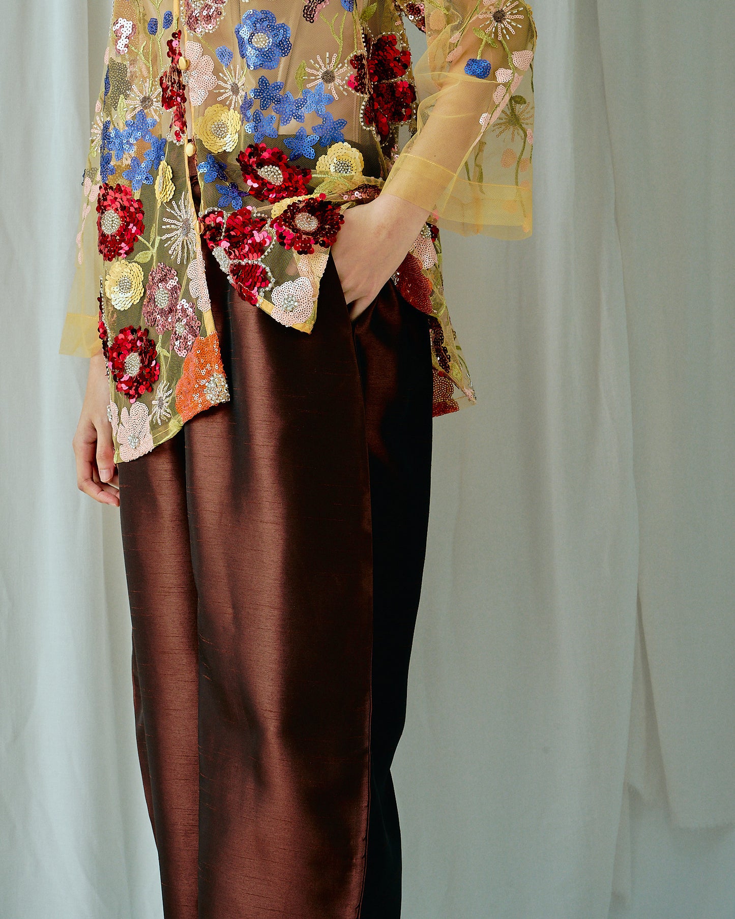 RIA Barrel Pants in Espresso