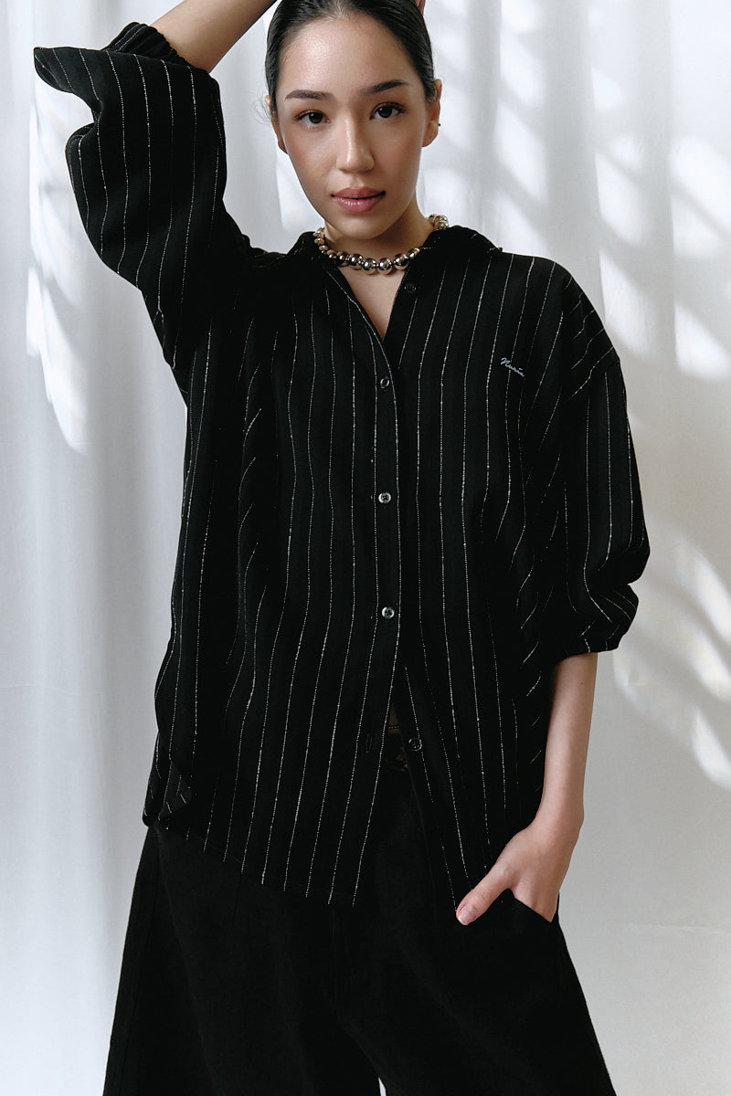 Naomi Mono Striped Shirt