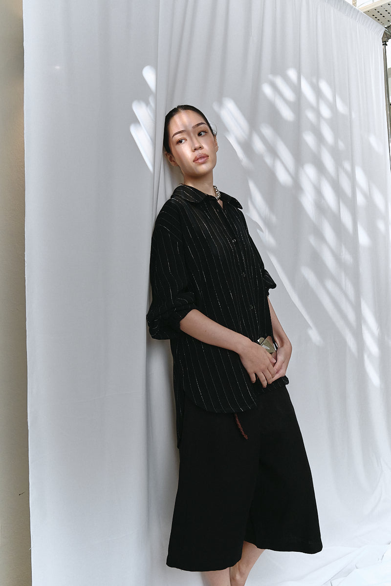 Naomi Mono Striped Shirt