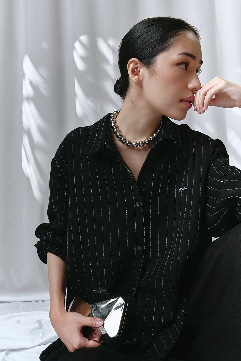 Naomi Mono Striped Shirt