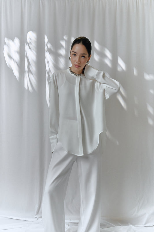 Danna Blouse in White