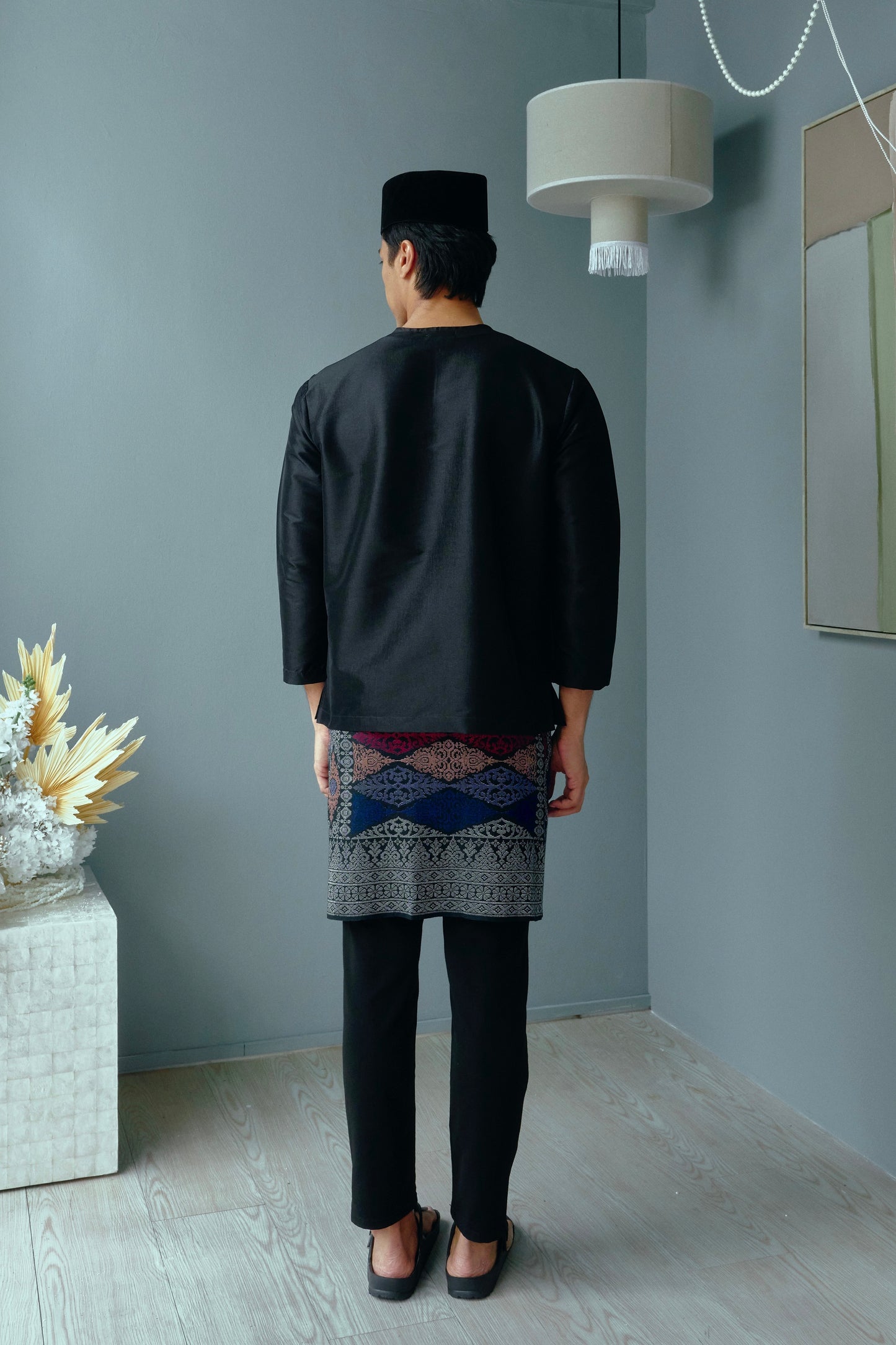 TUAN Baju Melayu Top in Black