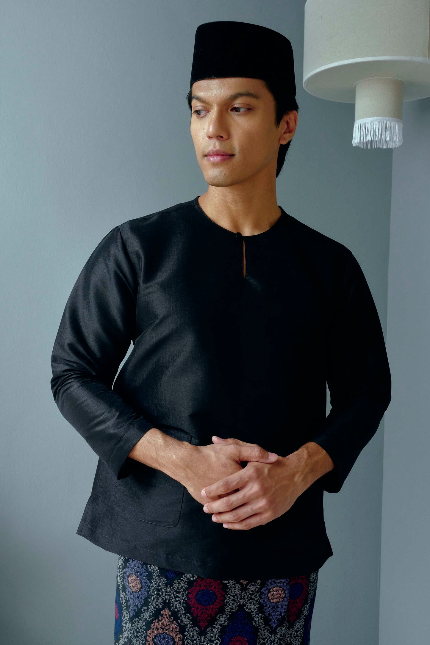 TUAN Baju Melayu Top in Black