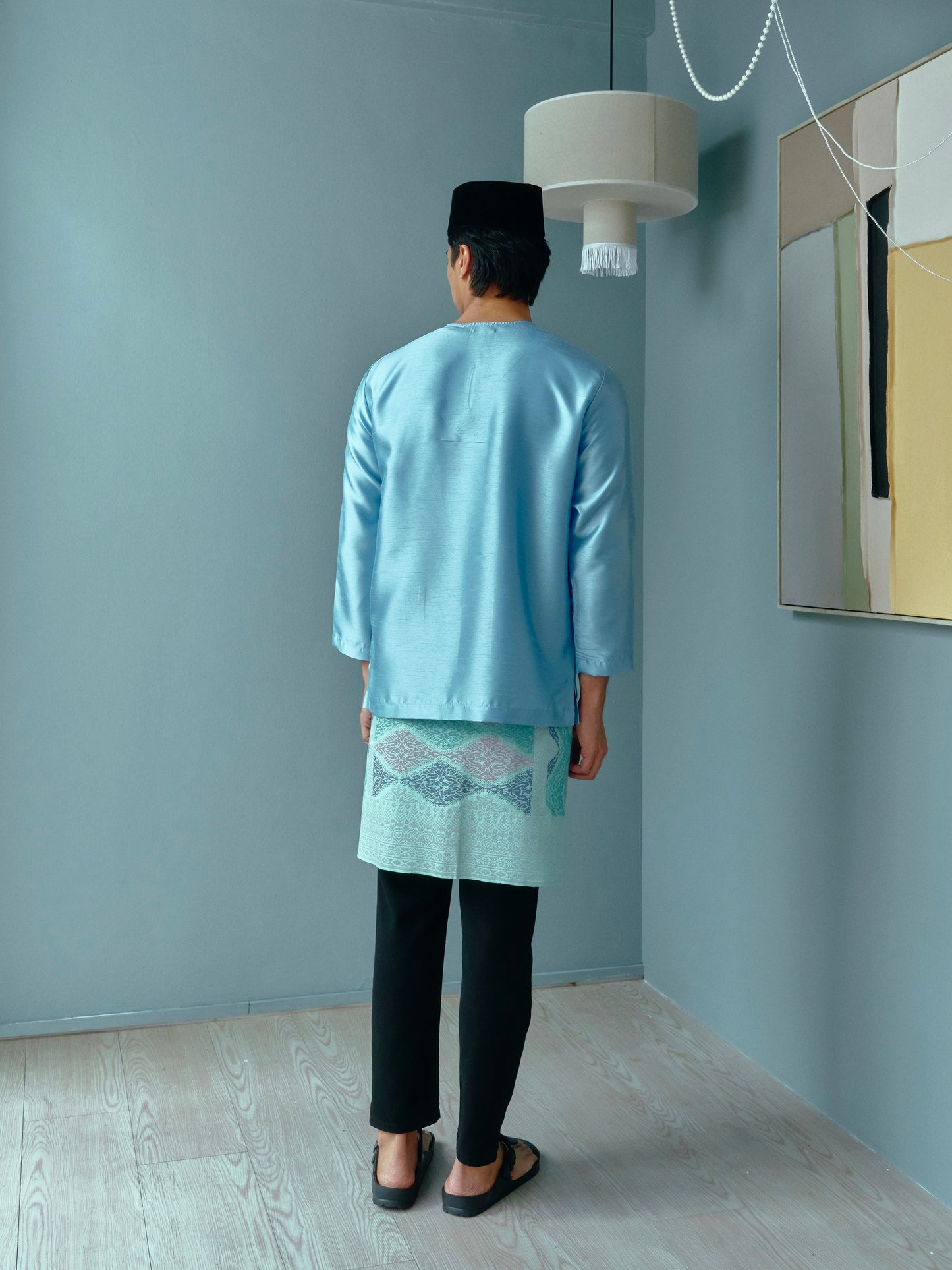 TUAN Baju Melayu Top in Blue