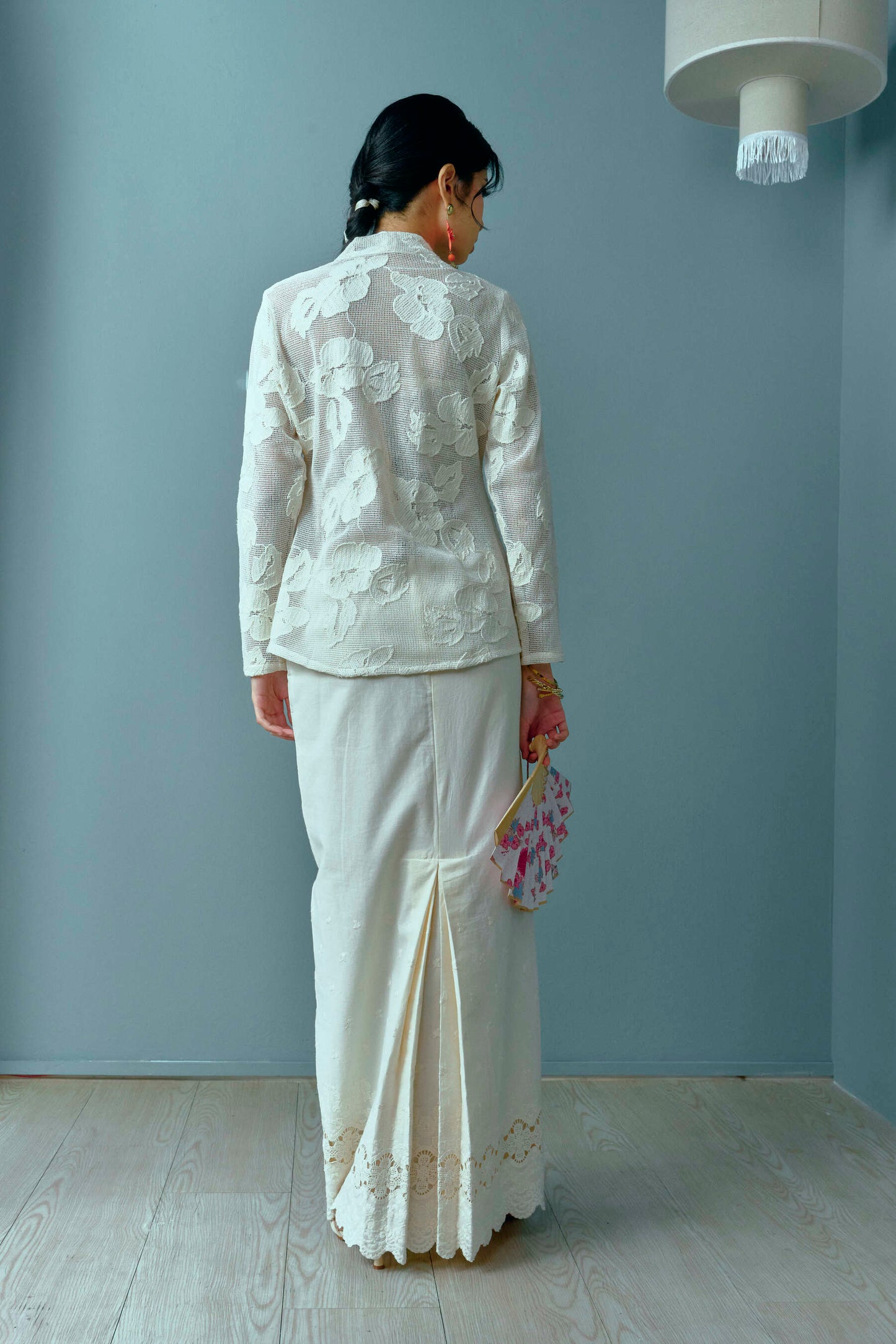 RATNA Kebaya Lace Set in Cream