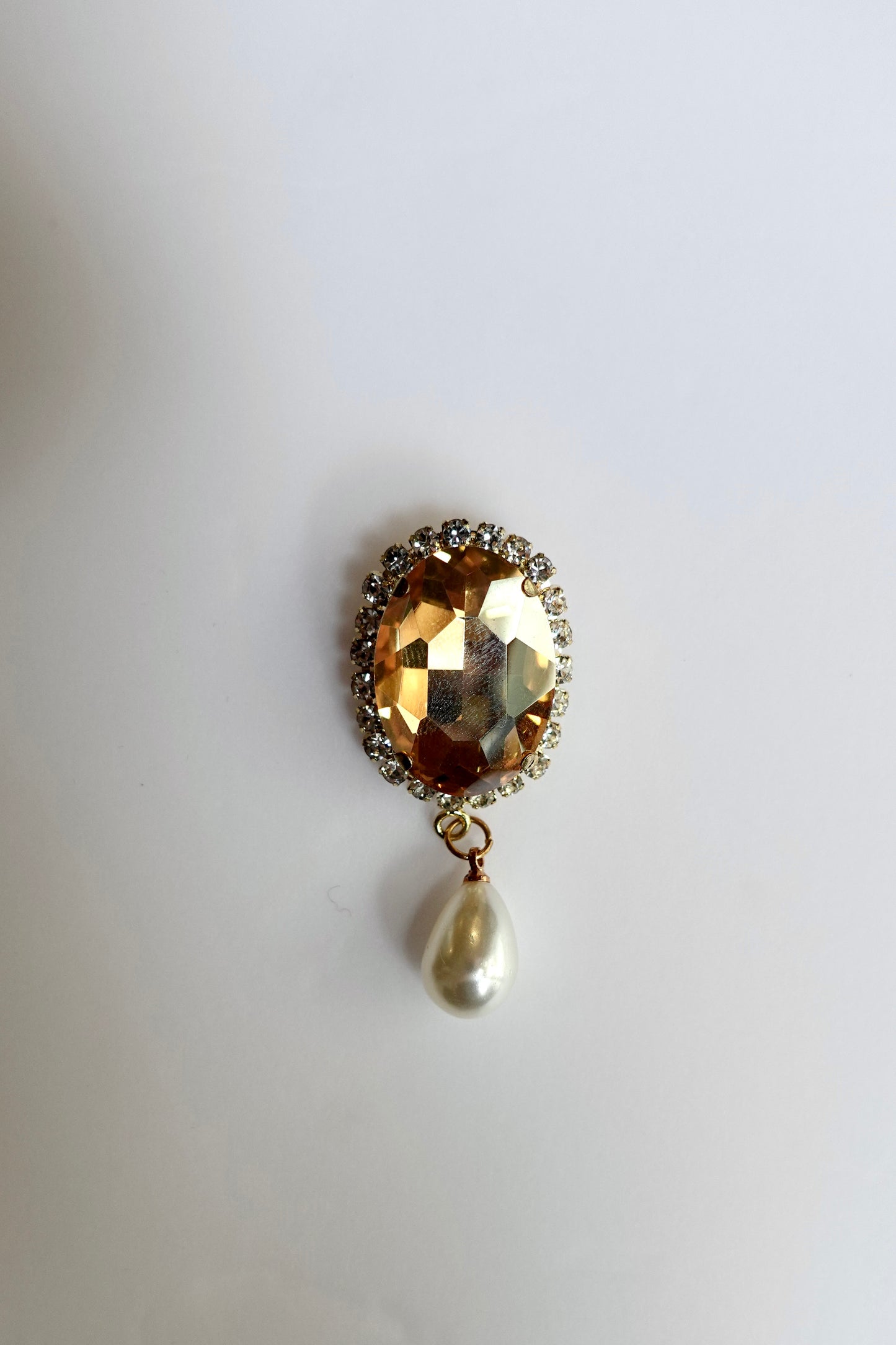 Pearl Drop Brooch